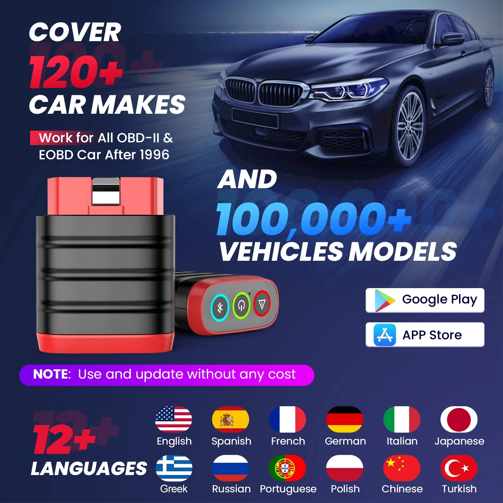 Thinkcar Thinkdiag Mini Car Code Reader Full System Automotive Diagnostic Tools Obd 2 Scanner For Auto Obd2 Diagnost