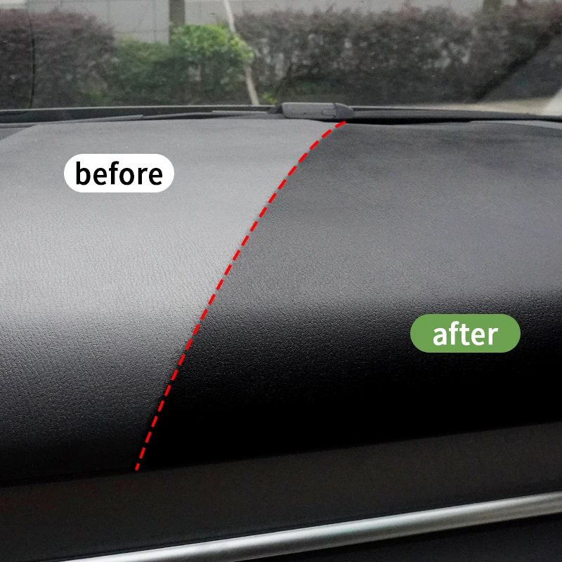 100ml S3 Plastic Restorer Agent Wax Instrument Panel Auto Interior Auto Leather Liquid Wax Polish for Plastic Spray HGKJ