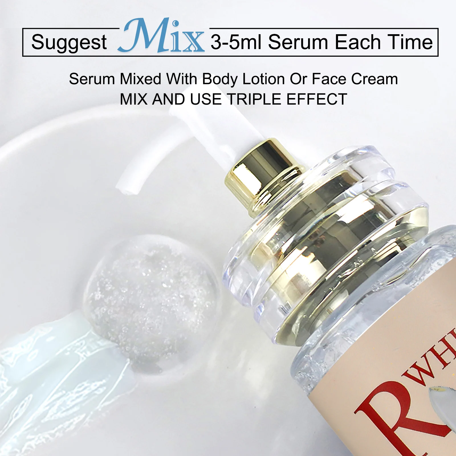 AILKE Multi Vitamin Whitening Body Lotion With Vitamins A,E,B3,B5, Increase Skin Radiance, Even Skin Tone, Moisturizer Cream