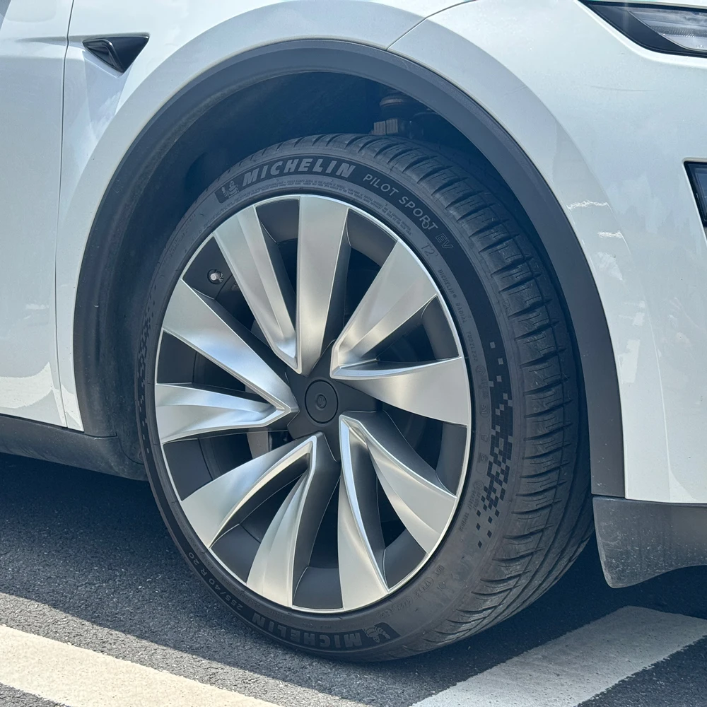 4PCS Wheel Cover 20 Inch for Tesla 2025 Model Y Juniper Performance Replacement Helix 2.0 Automobile HubCap Full Rim Accessories