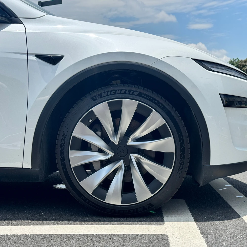 4PCS Wheel Cover 20 Inch for Tesla 2025 Model Y Juniper Performance Replacement Helix 2.0 Automobile HubCap Full Rim Accessories