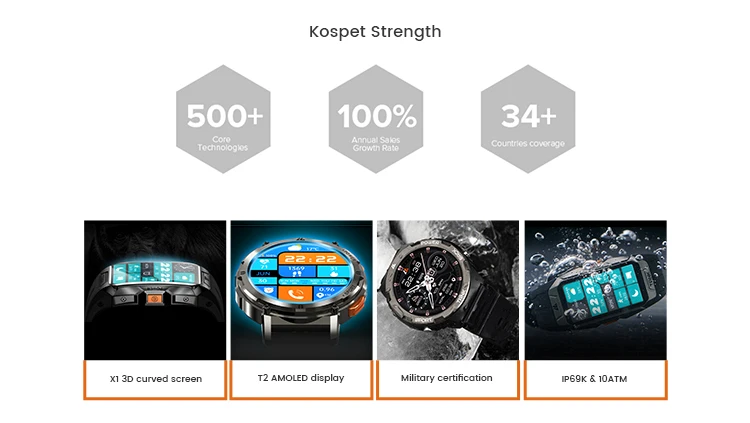 22MM Strap for KOSPET TANK T3 Ultra TANK M3 Ultra TANK T3 TANK M3 TANK T2 Smart Watch Metal Strap Wrist Stainless Steel Bracelet