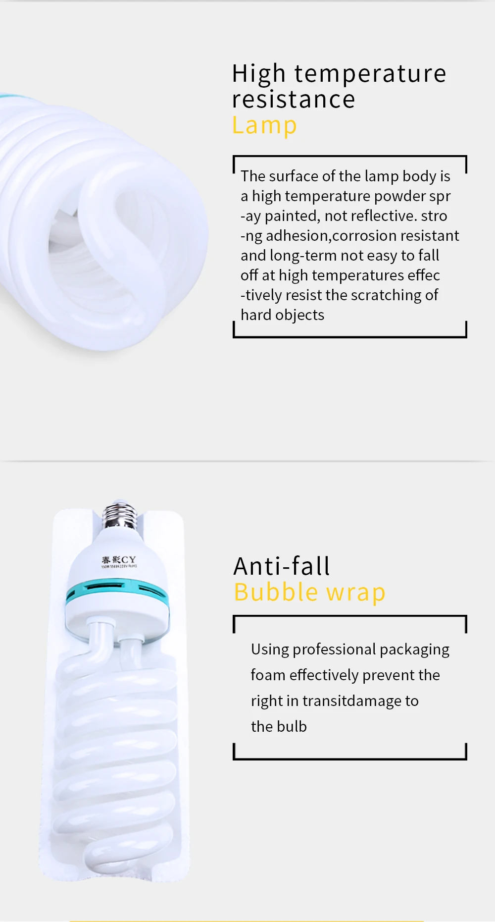 135W LED Lighting Bulbs Photography Video Light Lamp Light Bulb Daylight E27 Socket For Softbox Photo Video Studio