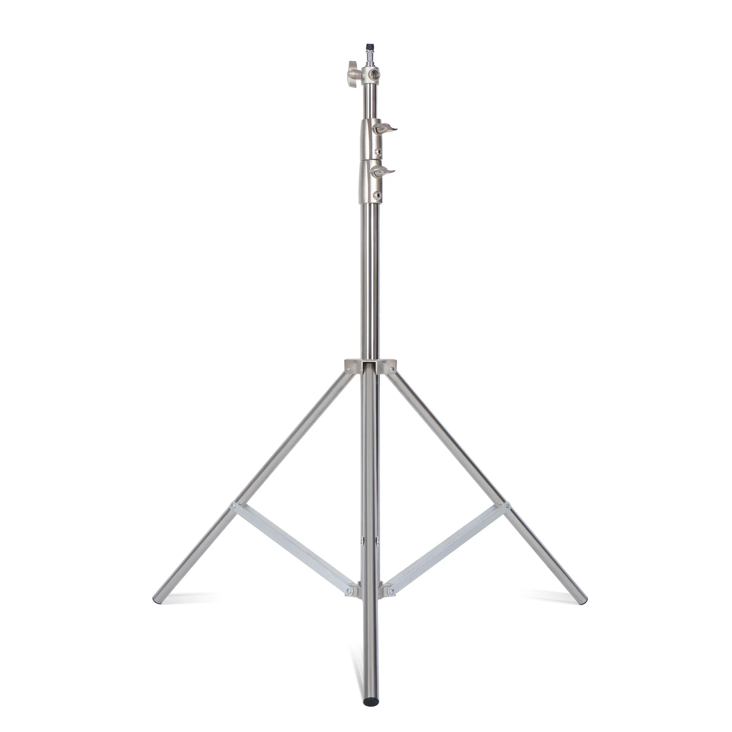 SH New 290cm Stainless Steel Tripod Photography Photo Video Studio Heavy Duty Background Stand For SoftBox LED Light Mobile Live