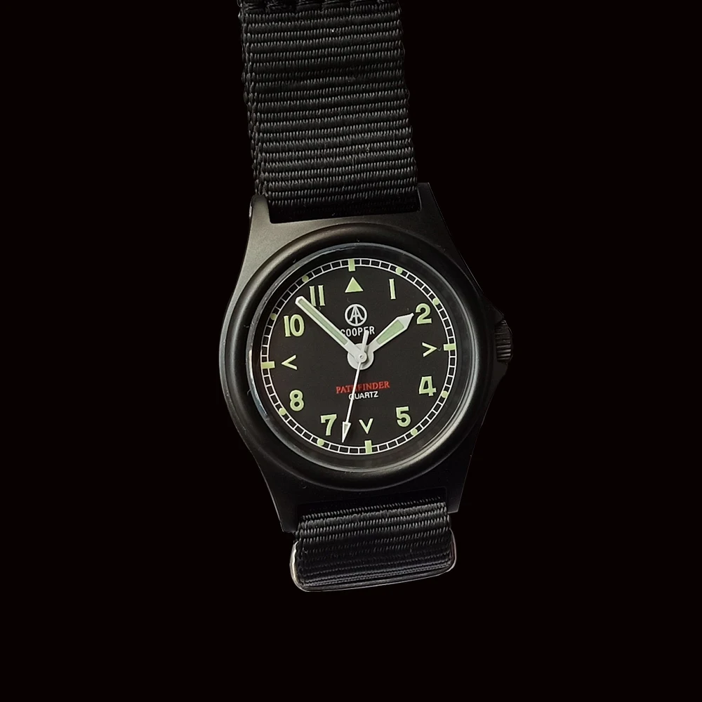 QM G10 Watch Miyota Japan Movement 38mm Pathfinder MWC Military Army Matt Steel Finish Waterproof Swiming Luminous SM8018