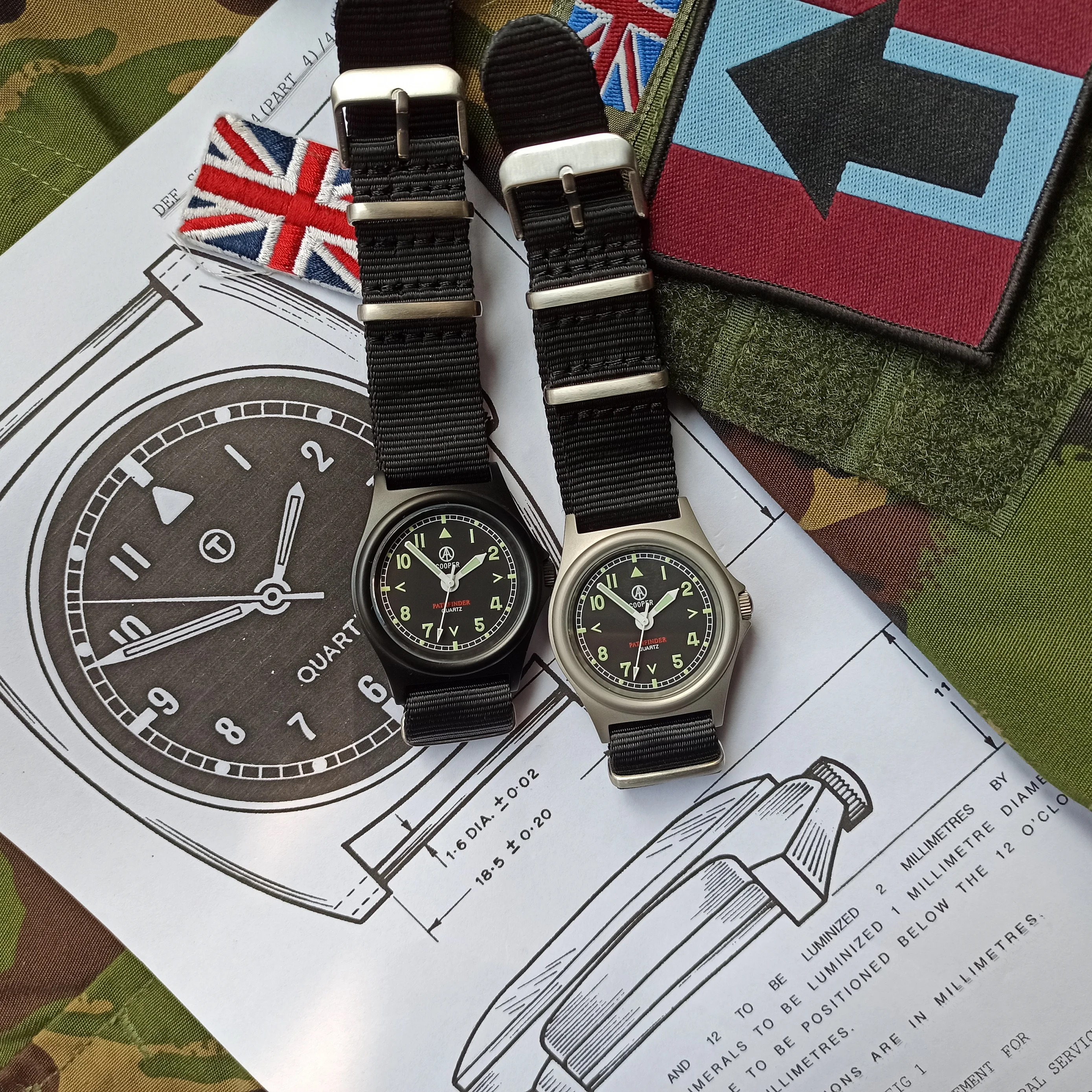 QM G10 Watch Miyota Japan Movement 38mm Pathfinder MWC Military Army Matt Steel Finish Waterproof Swiming Luminous SM8018