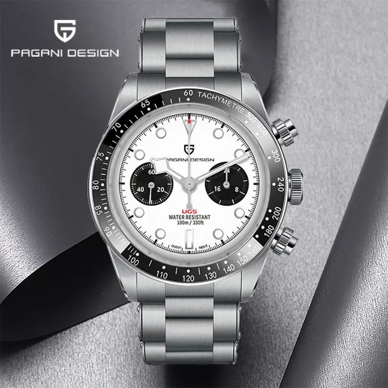 2026 New PAGANI DESIGN Men's Analog Quartz Watches BB Chronograph Vintage Automatic Watch For Men Date AR Sapphire Sports Clock