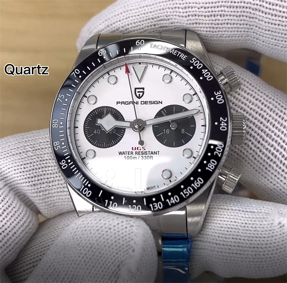 2026 New PAGANI DESIGN Men's Analog Quartz Watches BB Chronograph Vintage Automatic Watch For Men Date AR Sapphire Sports Clock