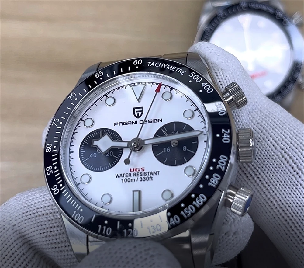 2026 New PAGANI DESIGN Men's Analog Quartz Watches BB Chronograph Vintage Automatic Watch For Men Date AR Sapphire Sports Clock