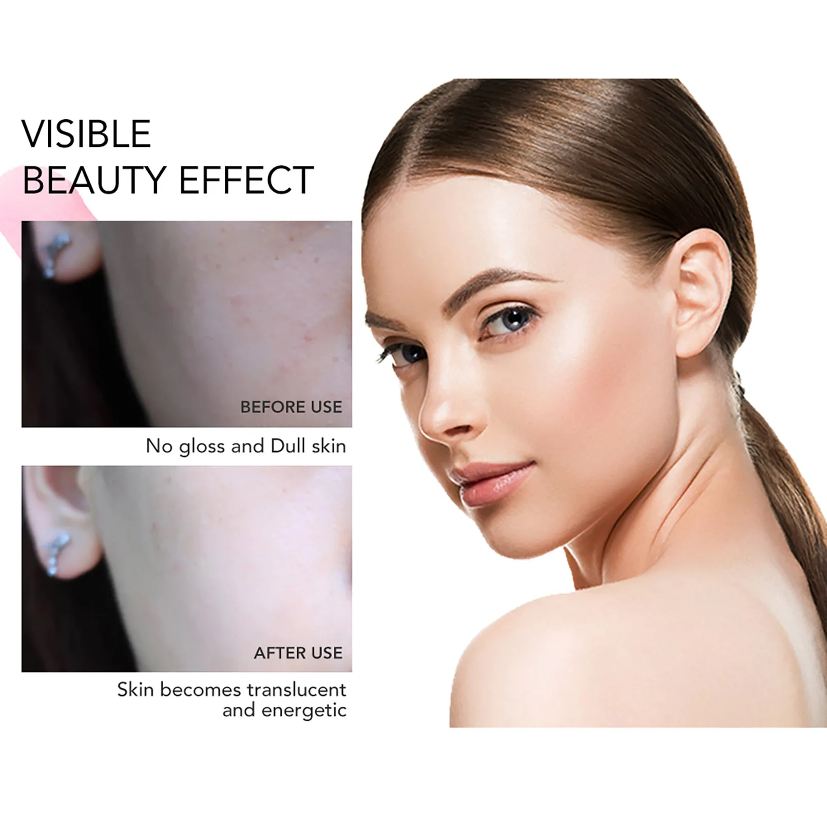 AILKE Rose Facial Cleanser, Women Whitening Moisturizing Cleaning Cleaner, Hydrating, Reduce Dark Spots, For All Skin Types