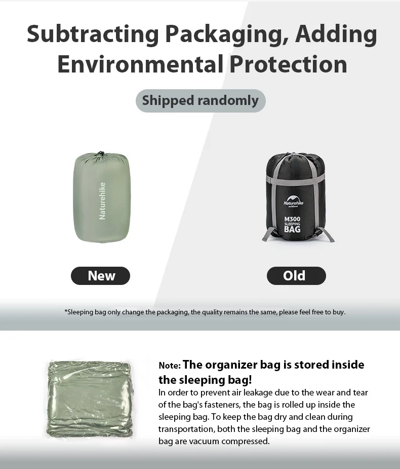 Naturehike M Series Envelope Sleeping Bag Portable Machine-washable Splicing Double Sleeping Bag For camping Hiking Outdoors
