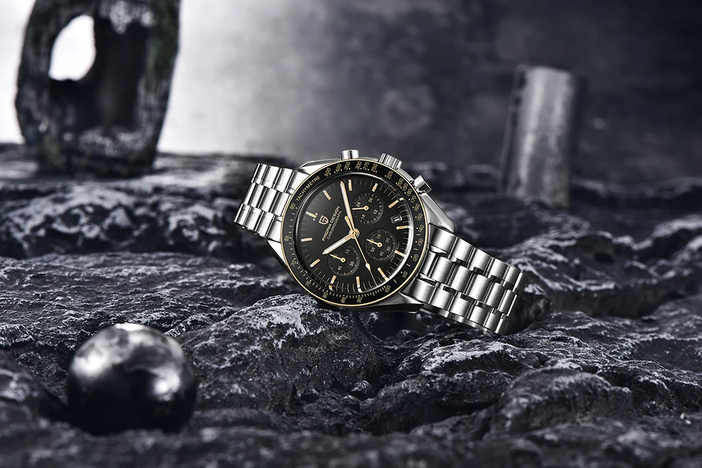PAGANI DESIGN Moon Watch 40MM Dial Analog Chronograph Waterproof Analog Quartz Watch Men's Sapphire Dial Automatic Movement 2026