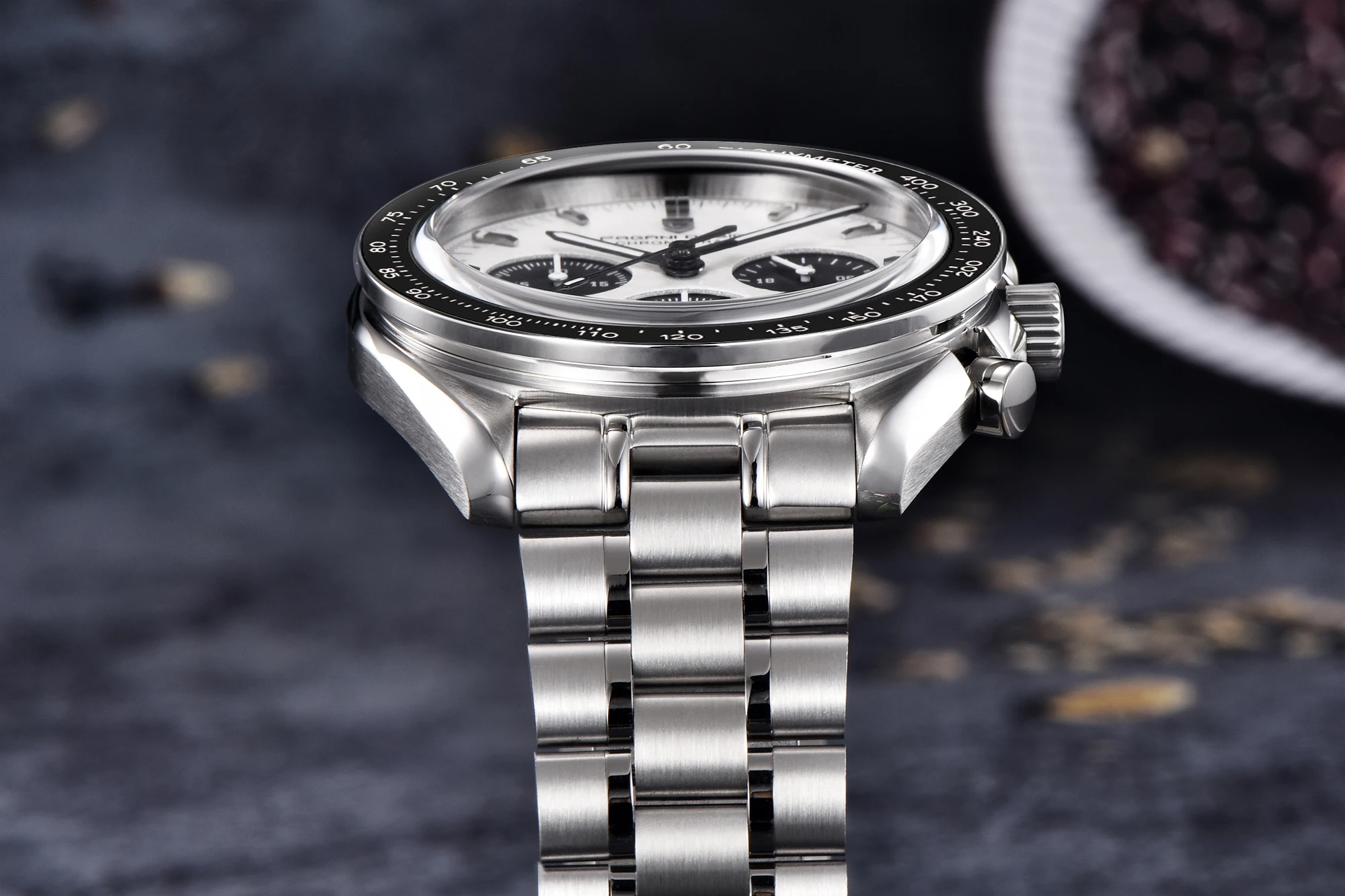 PAGANI DESIGN Moon Watch 40MM Dial Analog Chronograph Waterproof Analog Quartz Watch Men's Sapphire Dial Automatic Movement 2026