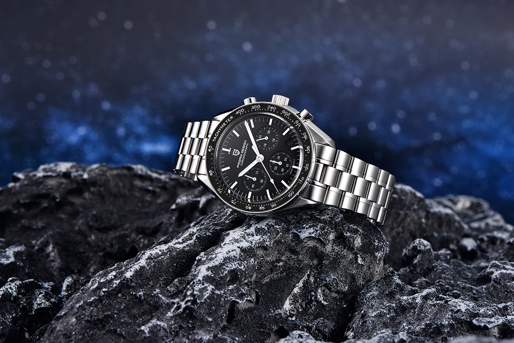 PAGANI DESIGN Moon Watch 40MM Dial Analog Chronograph Waterproof Analog Quartz Watch Men's Sapphire Dial Automatic Movement 2026