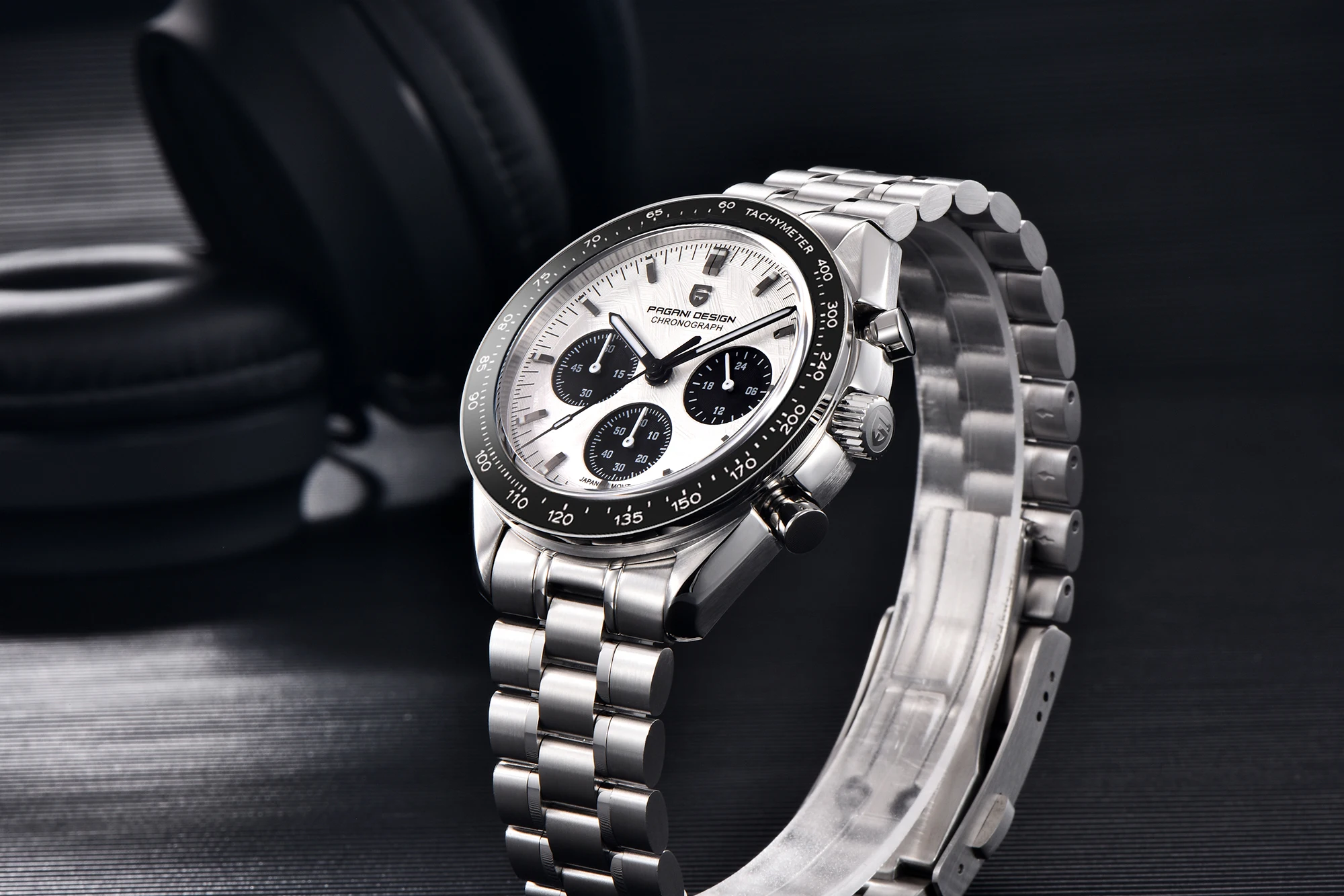 PAGANI DESIGN Moon Watch 40MM Dial Analog Chronograph Waterproof Analog Quartz Watch Men's Sapphire Dial Automatic Movement 2026