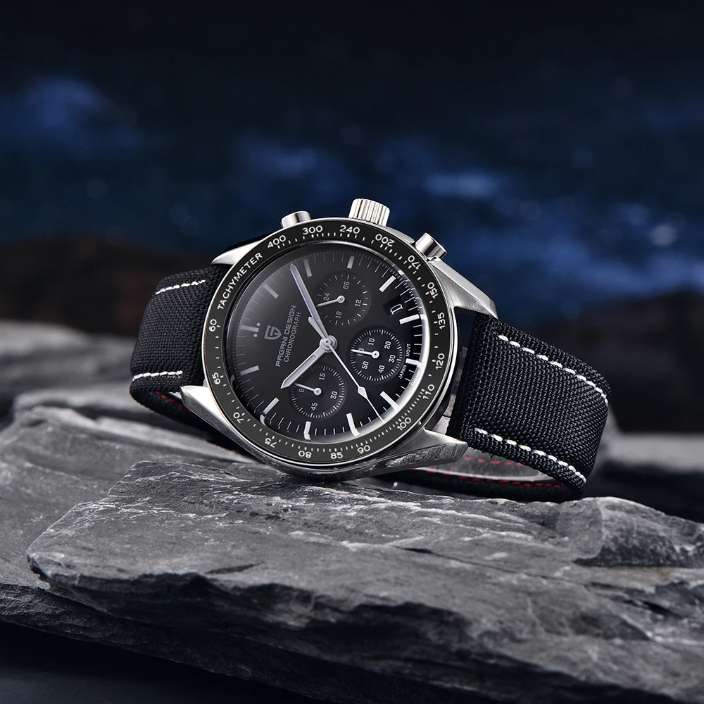 PAGANI DESIGN Moon Watch 40MM Dial Analog Chronograph Waterproof Analog Quartz Watch Men's Sapphire Dial Automatic Movement 2026