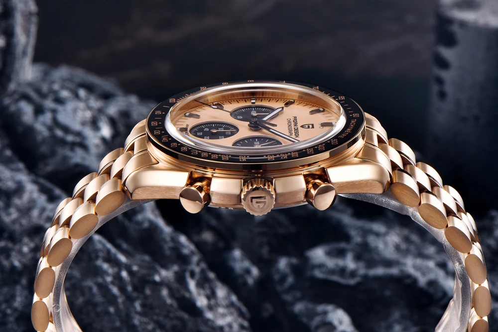 PAGANI DESIGN Moon Watch 40MM Dial Analog Chronograph Waterproof Analog Quartz Watch Men's Sapphire Dial Automatic Movement 2026