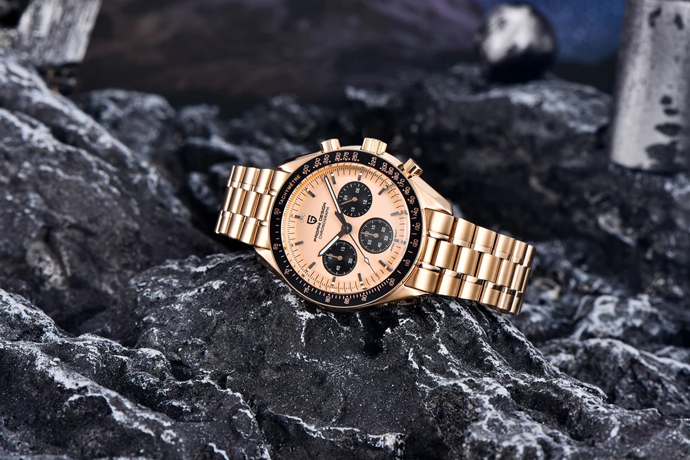 PAGANI DESIGN Moon Watch 40MM Dial Analog Chronograph Waterproof Analog Quartz Watch Men's Sapphire Dial Automatic Movement 2026