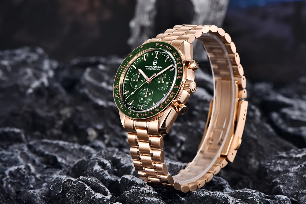 PAGANI DESIGN Moon Watch 40MM Dial Analog Chronograph Waterproof Analog Quartz Watch Men's Sapphire Dial Automatic Movement 2026