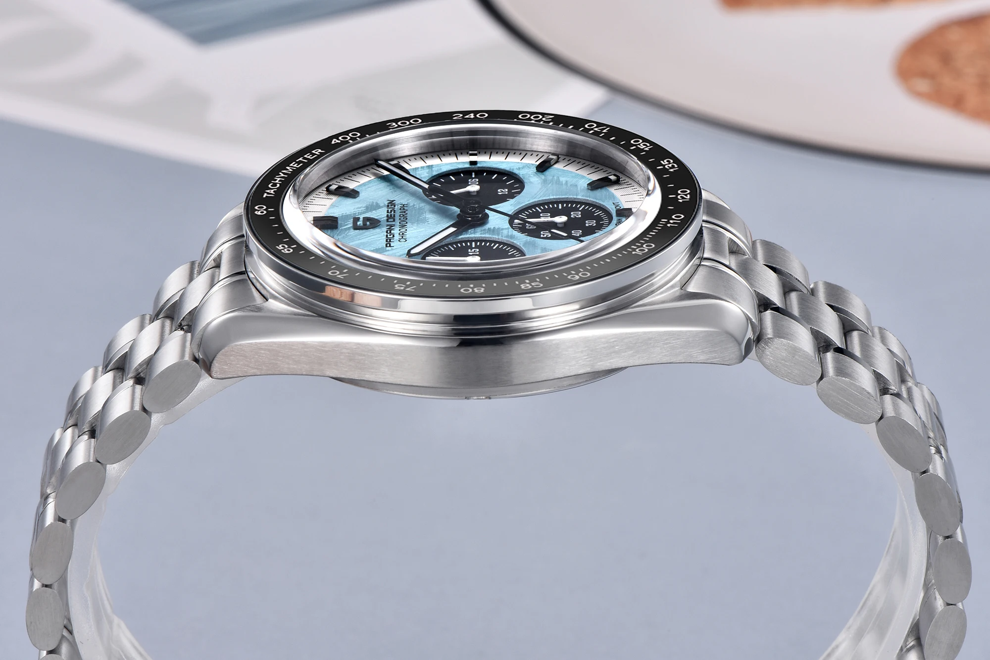 PAGANI DESIGN Moon Watch 40MM Dial Analog Chronograph Waterproof Analog Quartz Watch Men's Sapphire Dial Automatic Movement 2026