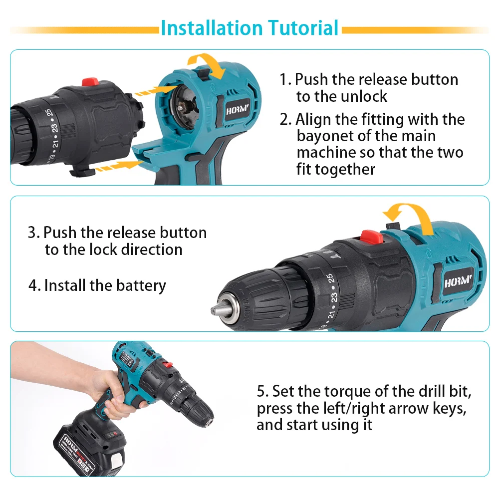 Brushless Multifunctional Tool Set Electric Screwdriver Electric Saw Water Gun Polishing Machine Reciprocating Saw Swinging Tool