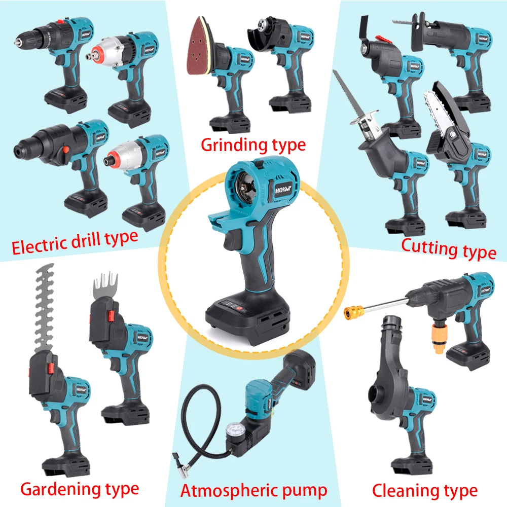 Brushless Multifunctional Tool Set Electric Screwdriver Electric Saw Water Gun Polishing Machine Reciprocating Saw Swinging Tool