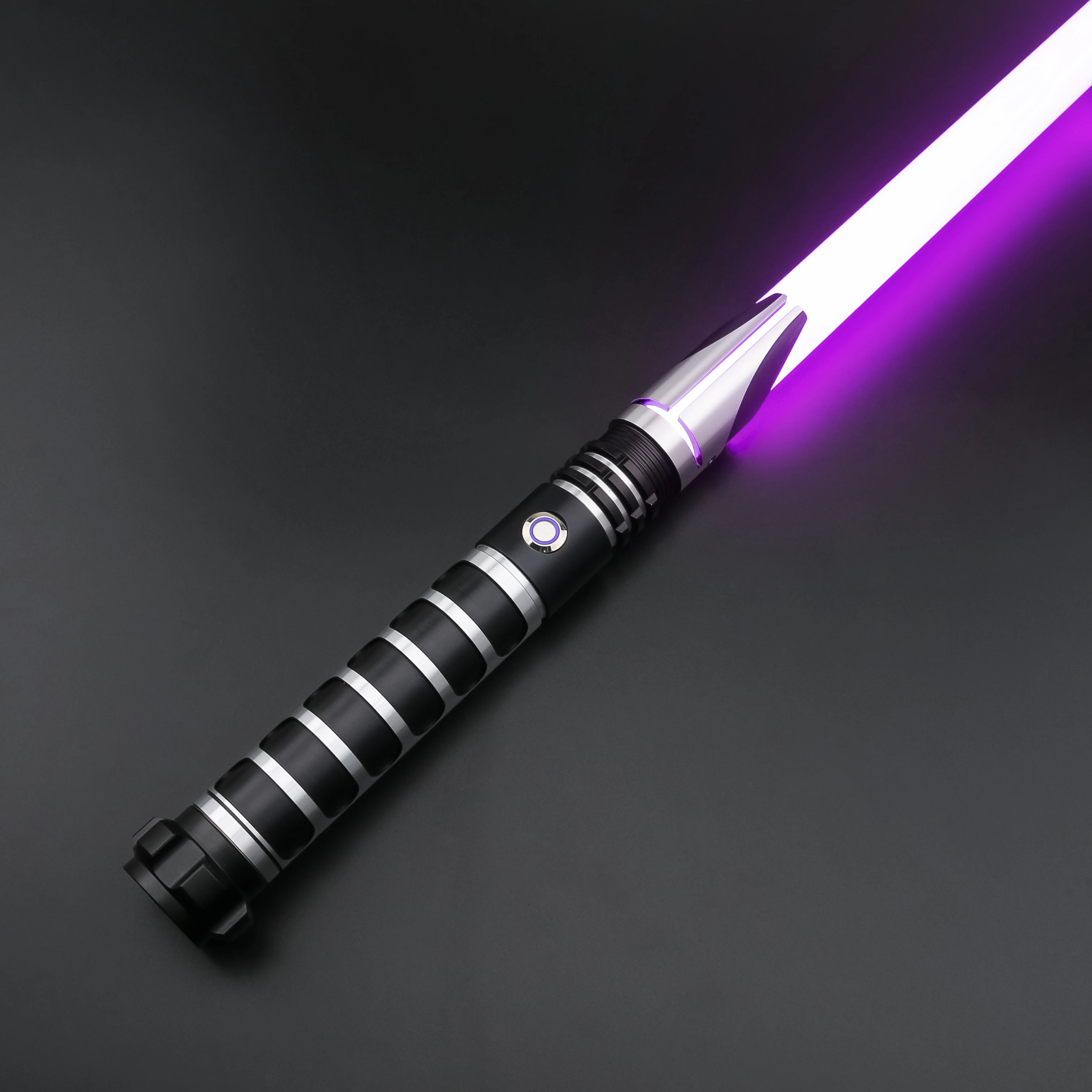 TXQSABER Heavy Dueling RGB / Neo Pixel Smooth Lightsaber Colors Changing Metal Hilt Lock up Blaster Jedi Sword Kids Toys