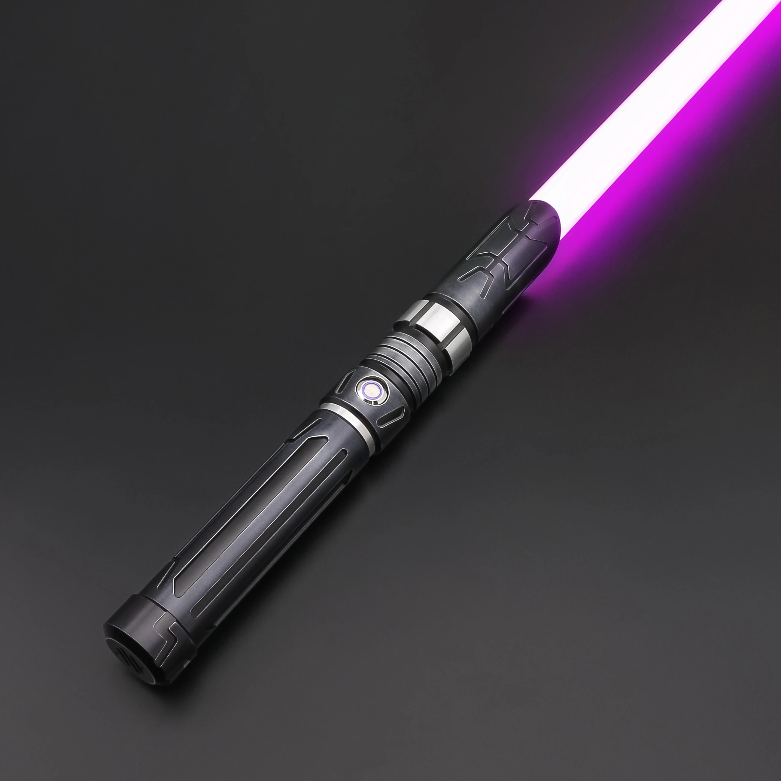 TXQSABER Heavy Dueling RGB / Neo Pixel Smooth Lightsaber Colors Changing Metal Hilt Lock up Blaster Jedi Sword Kids Toys