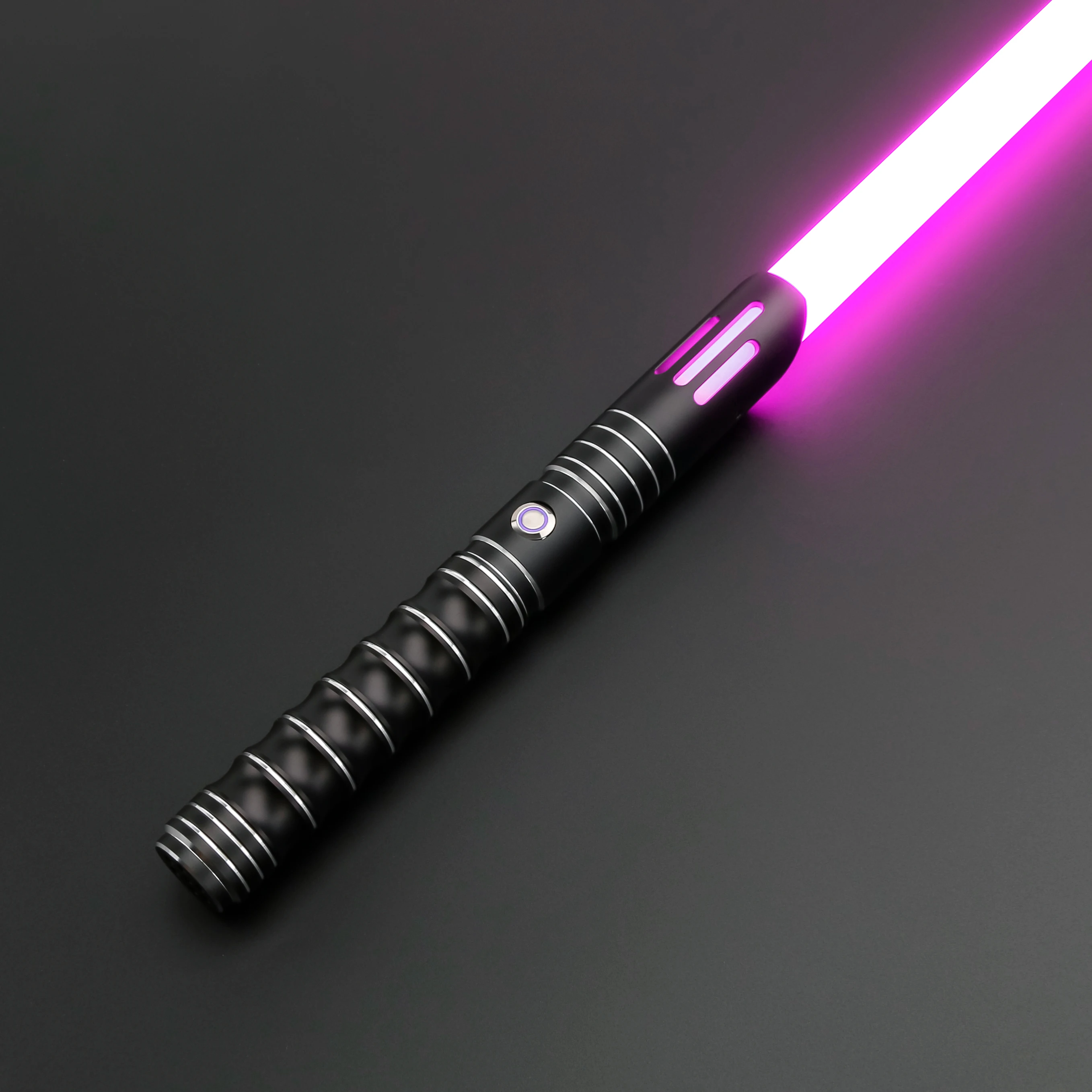 TXQSABER Heavy Dueling RGB / Neo Pixel Smooth Lightsaber Colors Changing Metal Hilt Lock up Blaster Jedi Sword Kids Toys