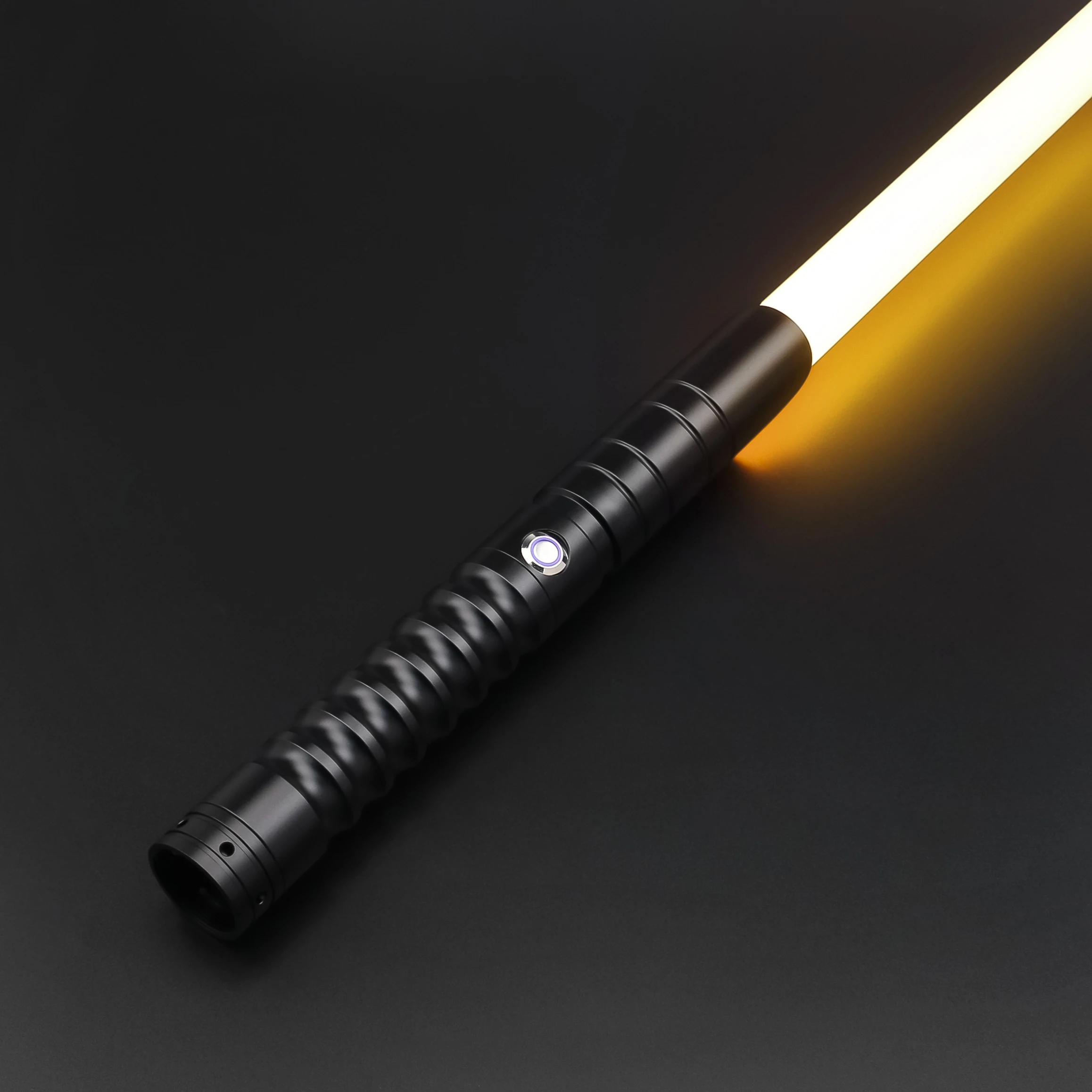 TXQSABER Heavy Dueling RGB / Neo Pixel Smooth Lightsaber Colors Changing Metal Hilt Lock up Blaster Jedi Sword Kids Toys