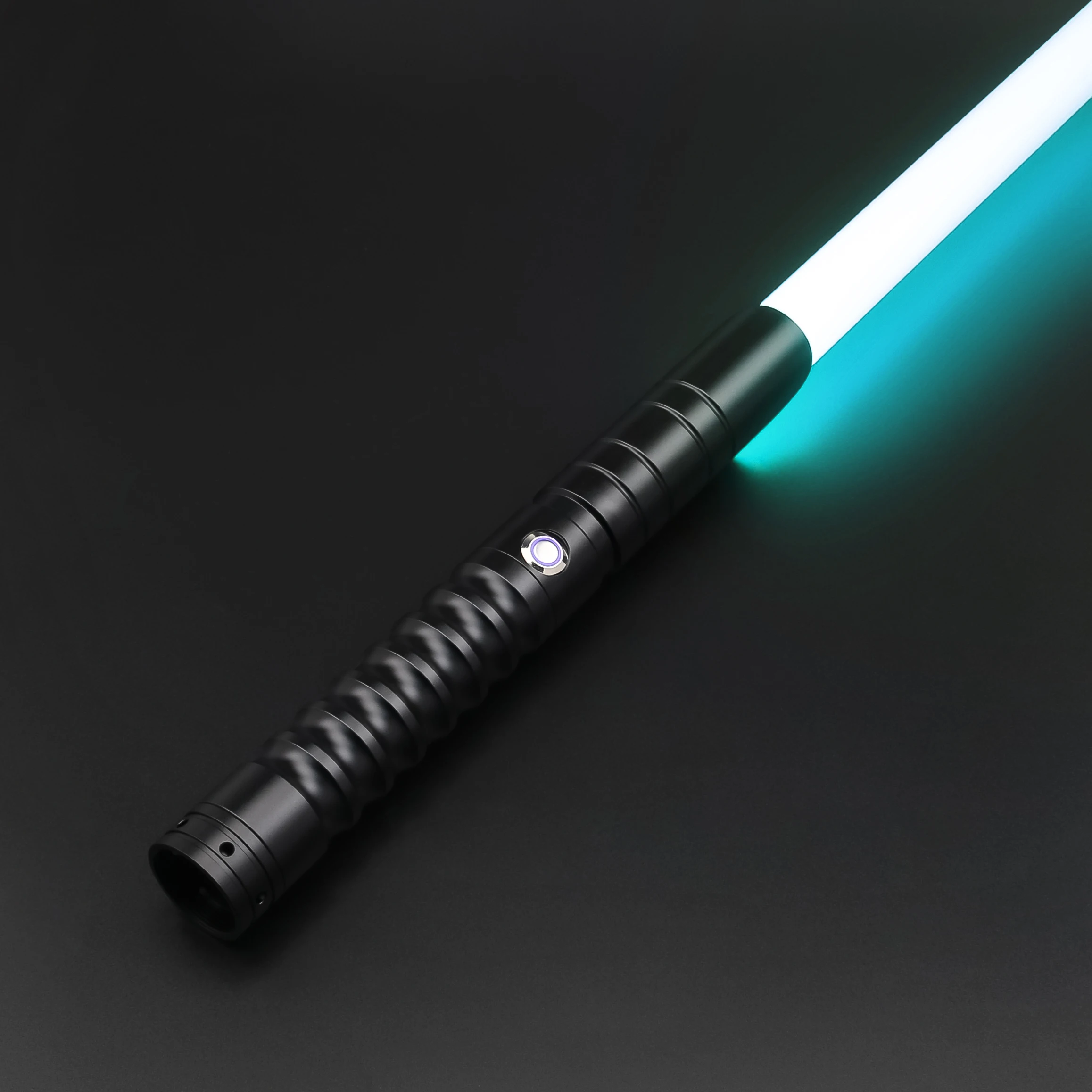 TXQSABER Heavy Dueling RGB / Neo Pixel Smooth Lightsaber Colors Changing Metal Hilt Lock up Blaster Jedi Sword Kids Toys