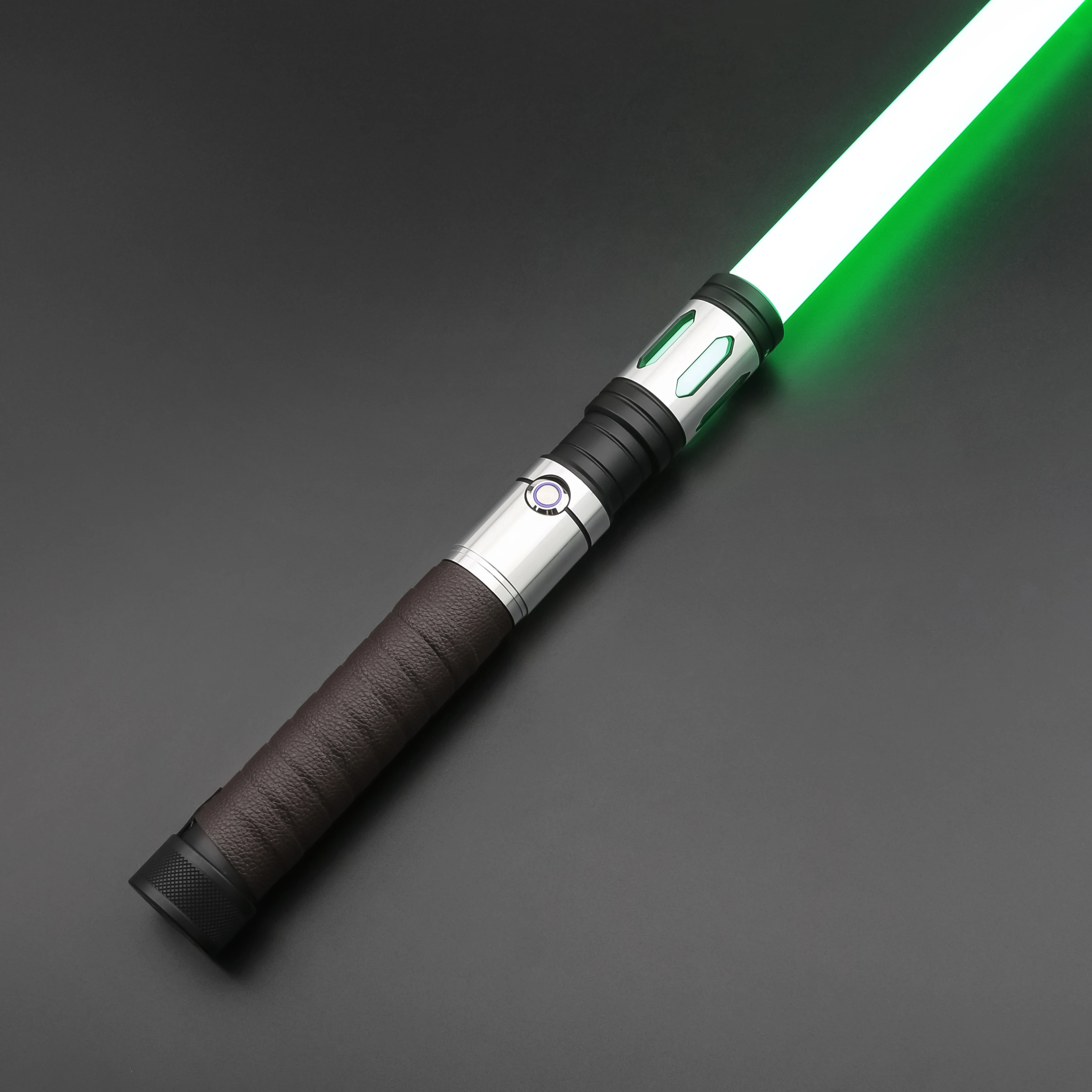 TXQSABER Heavy Dueling RGB / Neo Pixel Smooth Lightsaber Colors Changing Metal Hilt Lock up Blaster Jedi Sword Kids Toys