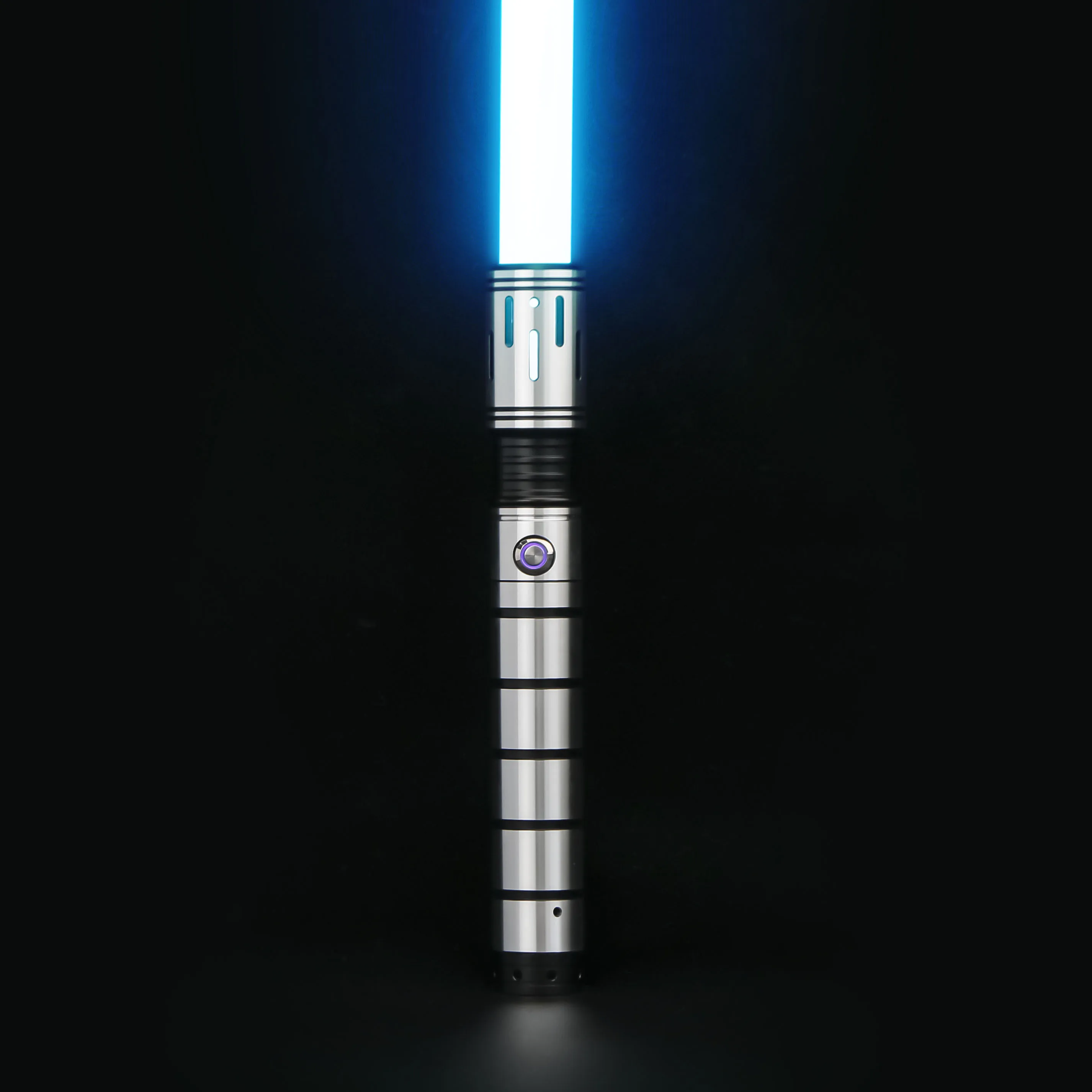 TXQSABER Heavy Dueling RGB / Neo Pixel Smooth Lightsaber Colors Changing Metal Hilt Lock up Blaster Jedi Sword Kids Toys