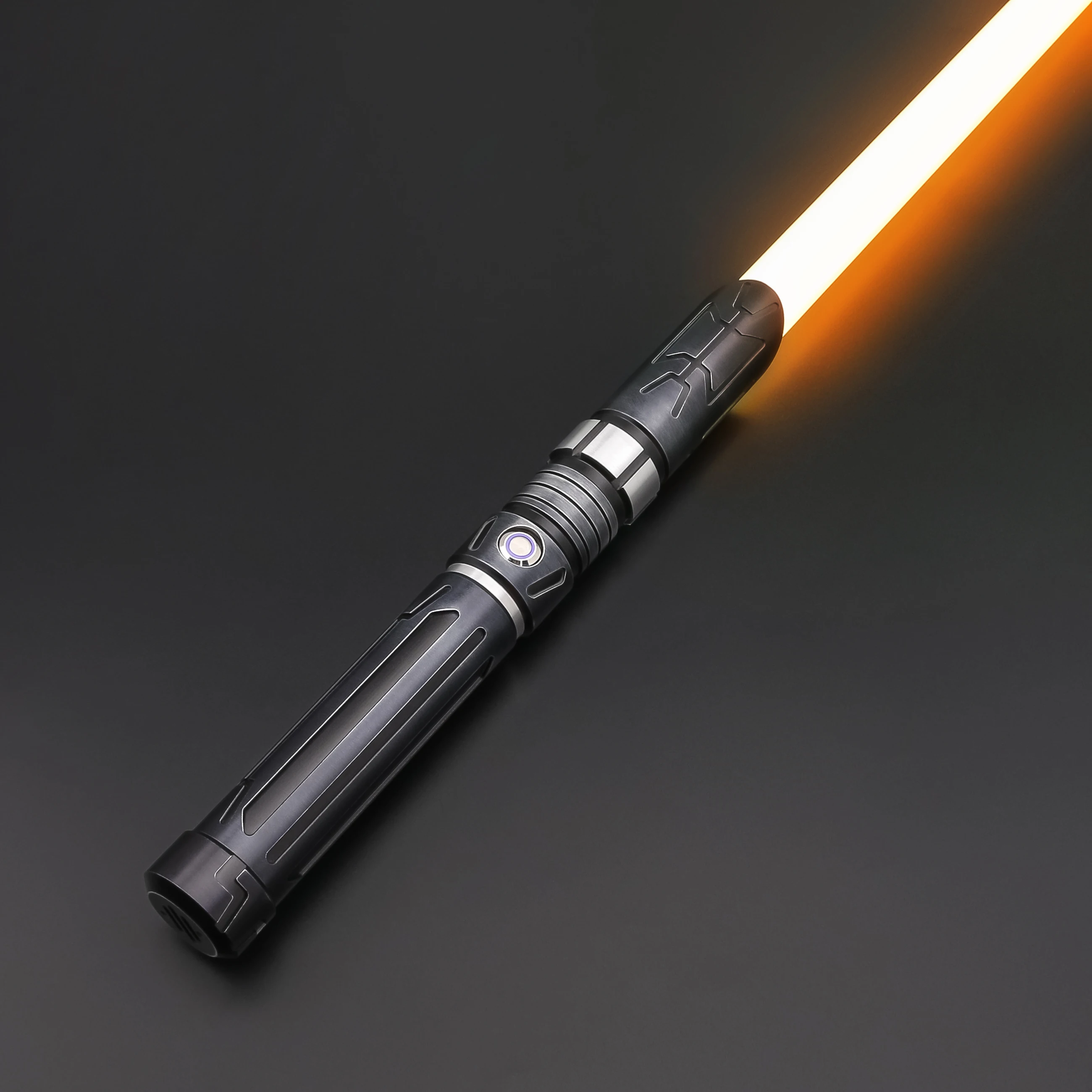 TXQSABER Heavy Dueling RGB / Neo Pixel Smooth Lightsaber Colors Changing Metal Hilt Lock up Blaster Jedi Sword Kids Toys