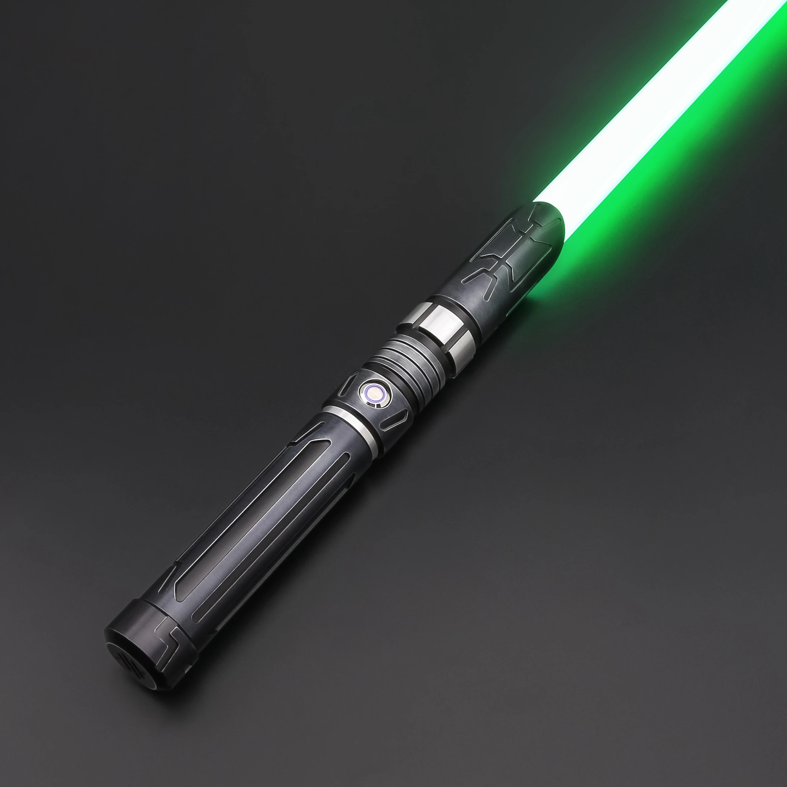 TXQSABER Heavy Dueling RGB / Neo Pixel Smooth Lightsaber Colors Changing Metal Hilt Lock up Blaster Jedi Sword Kids Toys