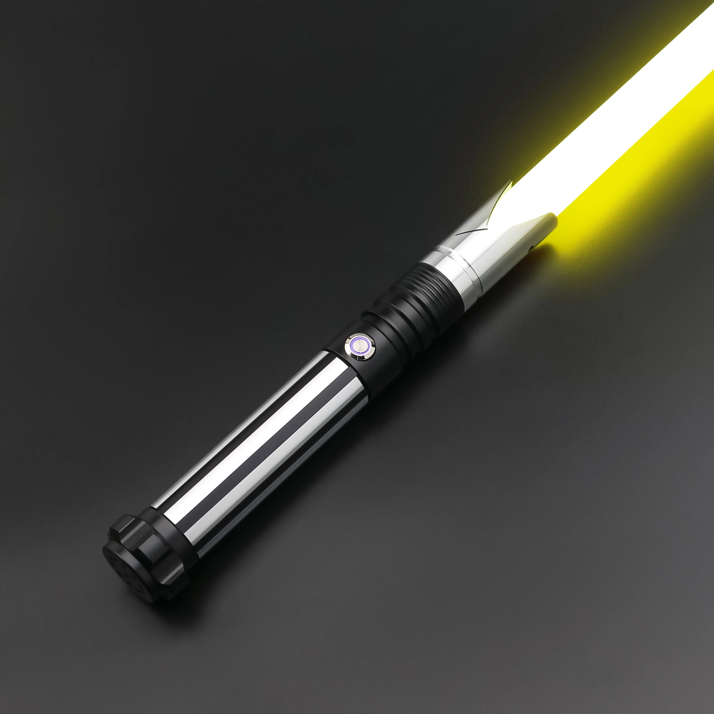 TXQSABER Heavy Dueling RGB / Neo Pixel Smooth Lightsaber Colors Changing Metal Hilt Lock up Blaster Jedi Sword Kids Toys