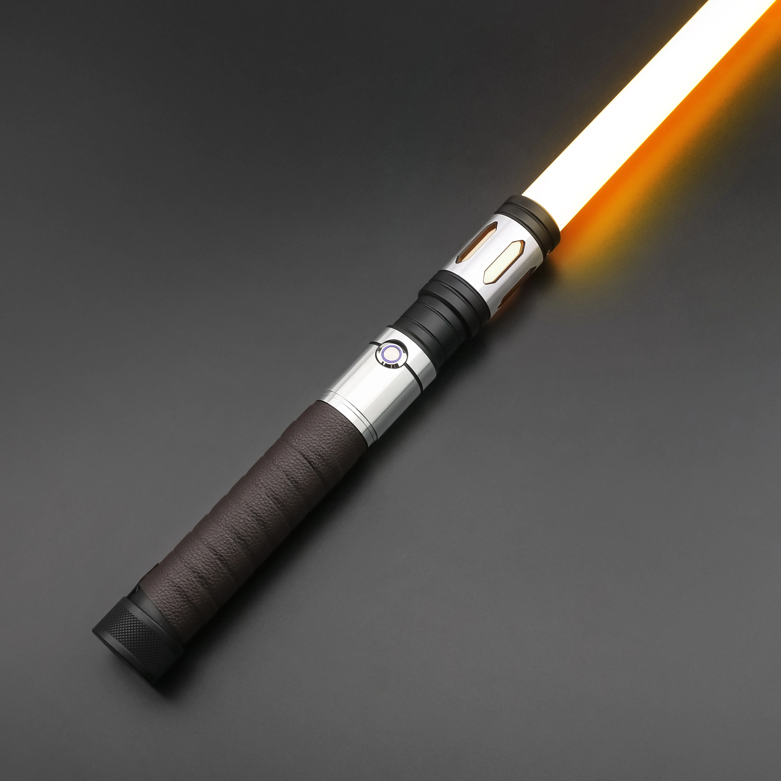TXQSABER Heavy Dueling RGB / Neo Pixel Smooth Lightsaber Colors Changing Metal Hilt Lock up Blaster Jedi Sword Kids Toys