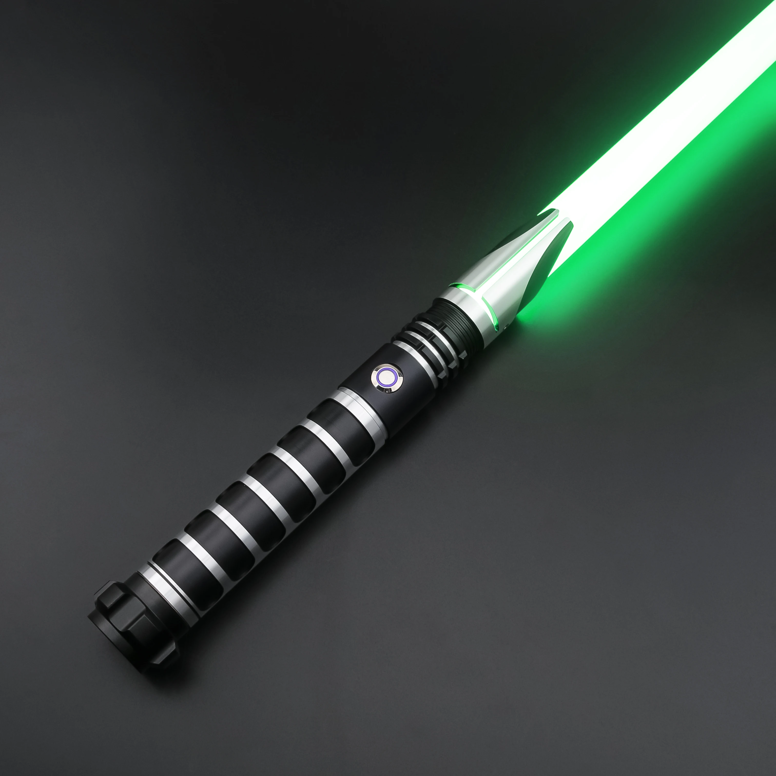 TXQSABER Heavy Dueling RGB / Neo Pixel Smooth Lightsaber Colors Changing Metal Hilt Lock up Blaster Jedi Sword Kids Toys