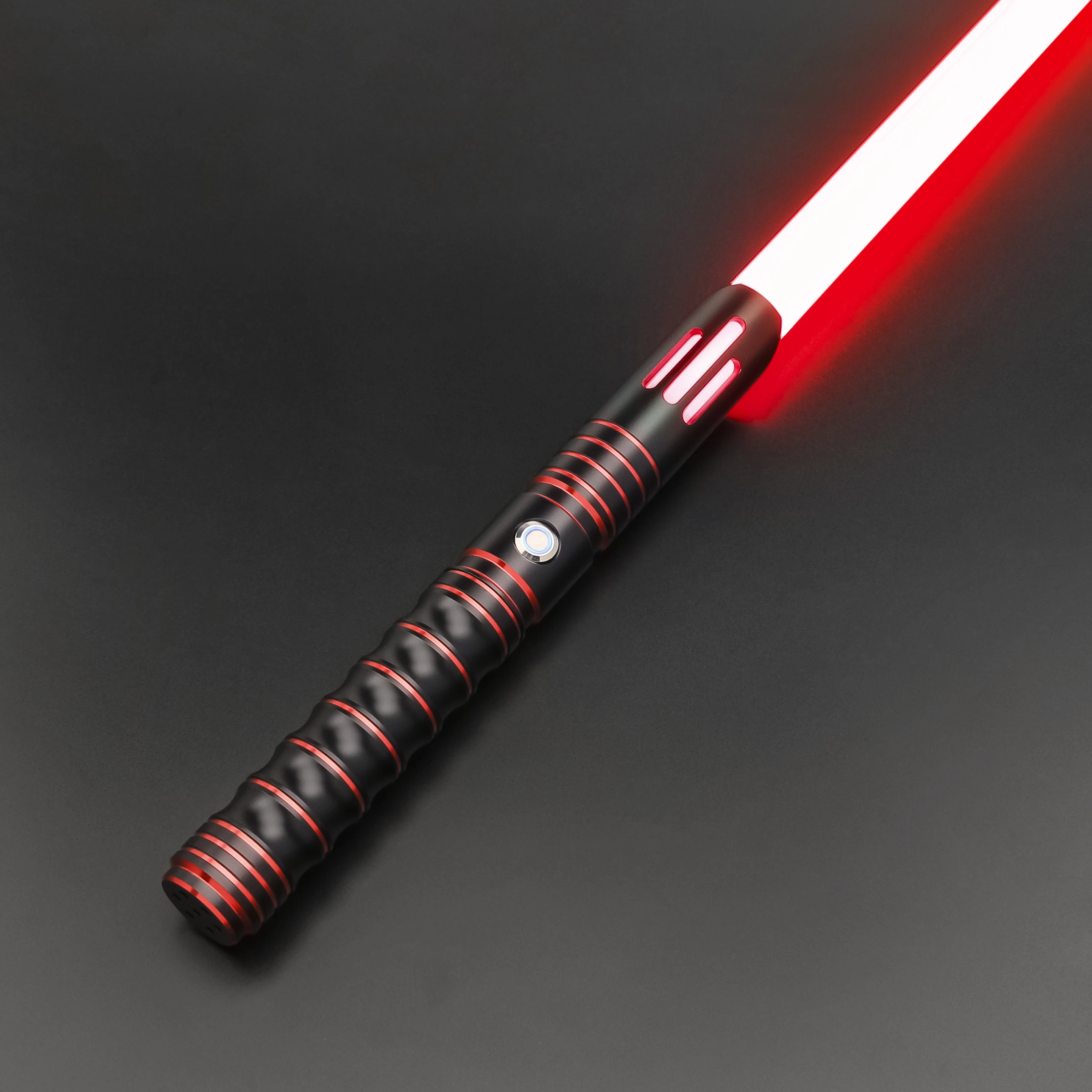 TXQSABER Heavy Dueling RGB / Neo Pixel Smooth Lightsaber Colors Changing Metal Hilt Lock up Blaster Jedi Sword Kids Toys