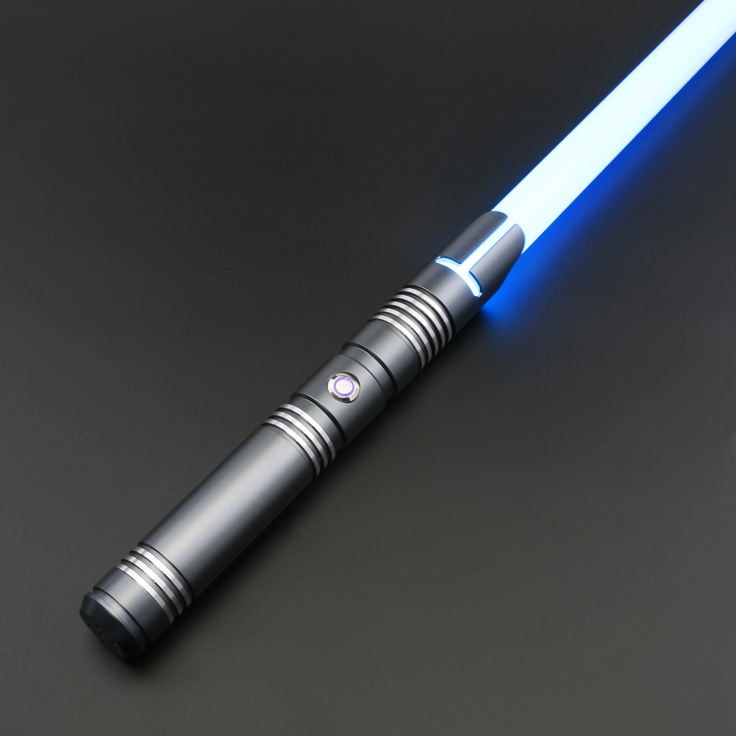 TXQSABER Heavy Dueling RGB / Neo Pixel Smooth Lightsaber Colors Changing Metal Hilt Lock up Blaster Jedi Sword Kids Toys