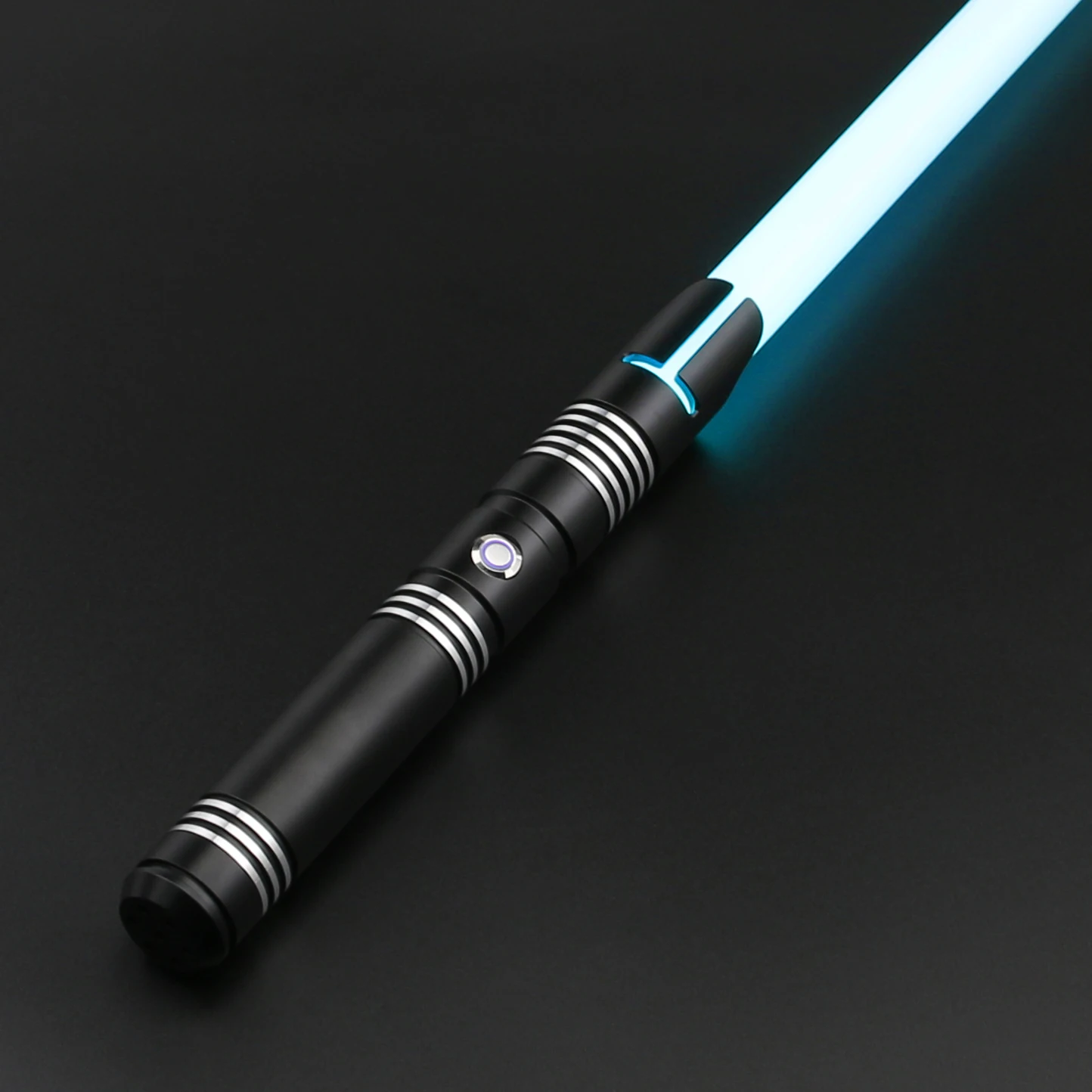 TXQSABER Heavy Dueling RGB / Neo Pixel Smooth Lightsaber Colors Changing Metal Hilt Lock up Blaster Jedi Sword Kids Toys