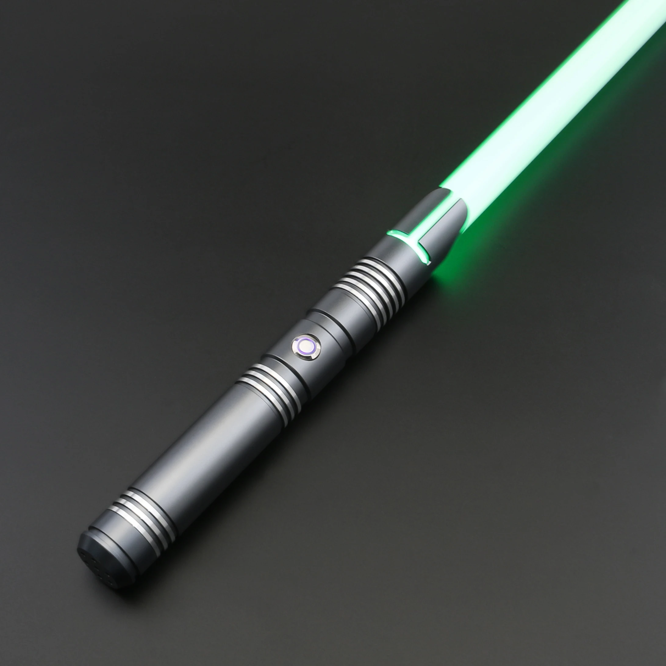 TXQSABER Heavy Dueling RGB / Neo Pixel Smooth Lightsaber Colors Changing Metal Hilt Lock up Blaster Jedi Sword Kids Toys