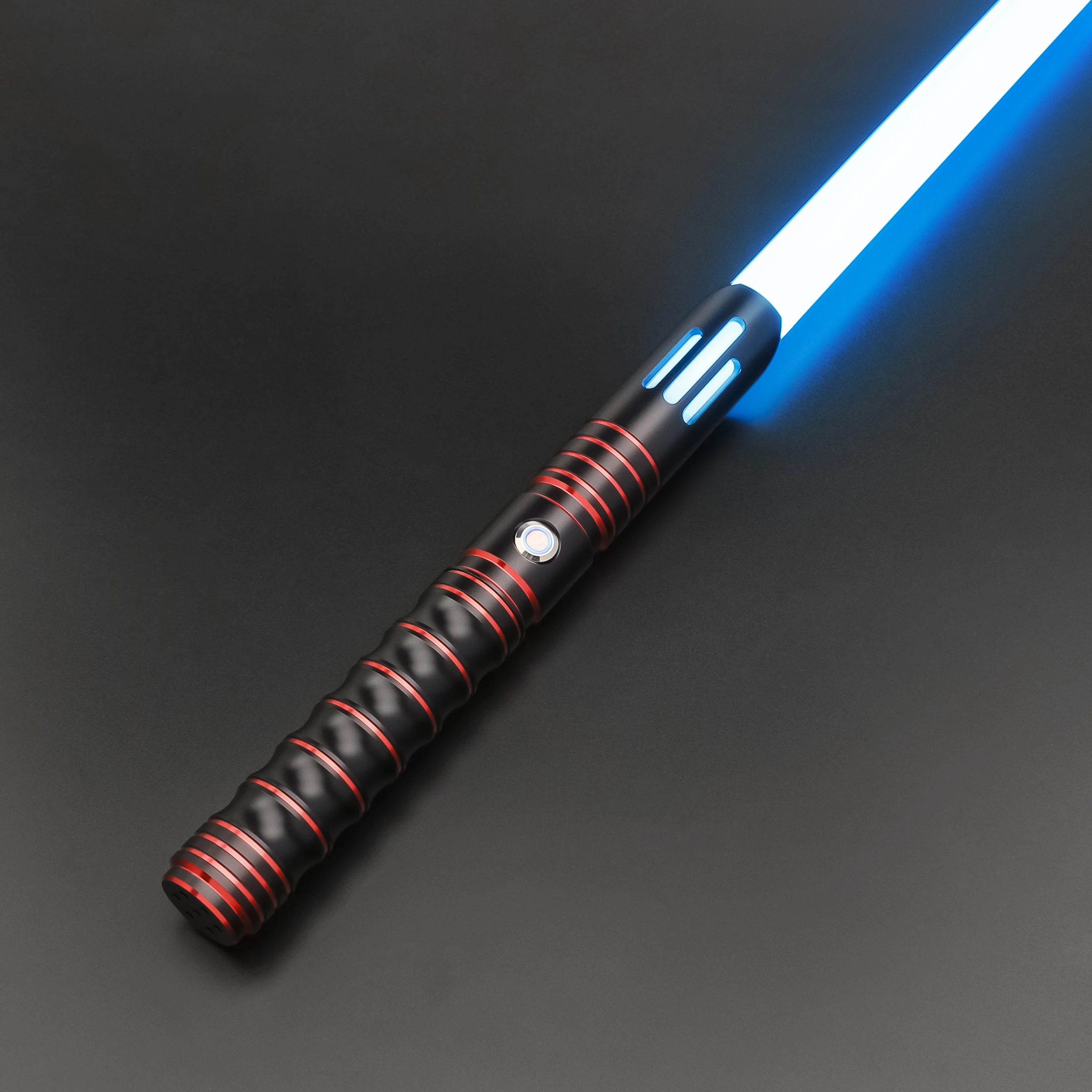 TXQSABER Heavy Dueling RGB / Neo Pixel Smooth Lightsaber Colors Changing Metal Hilt Lock up Blaster Jedi Sword Kids Toys