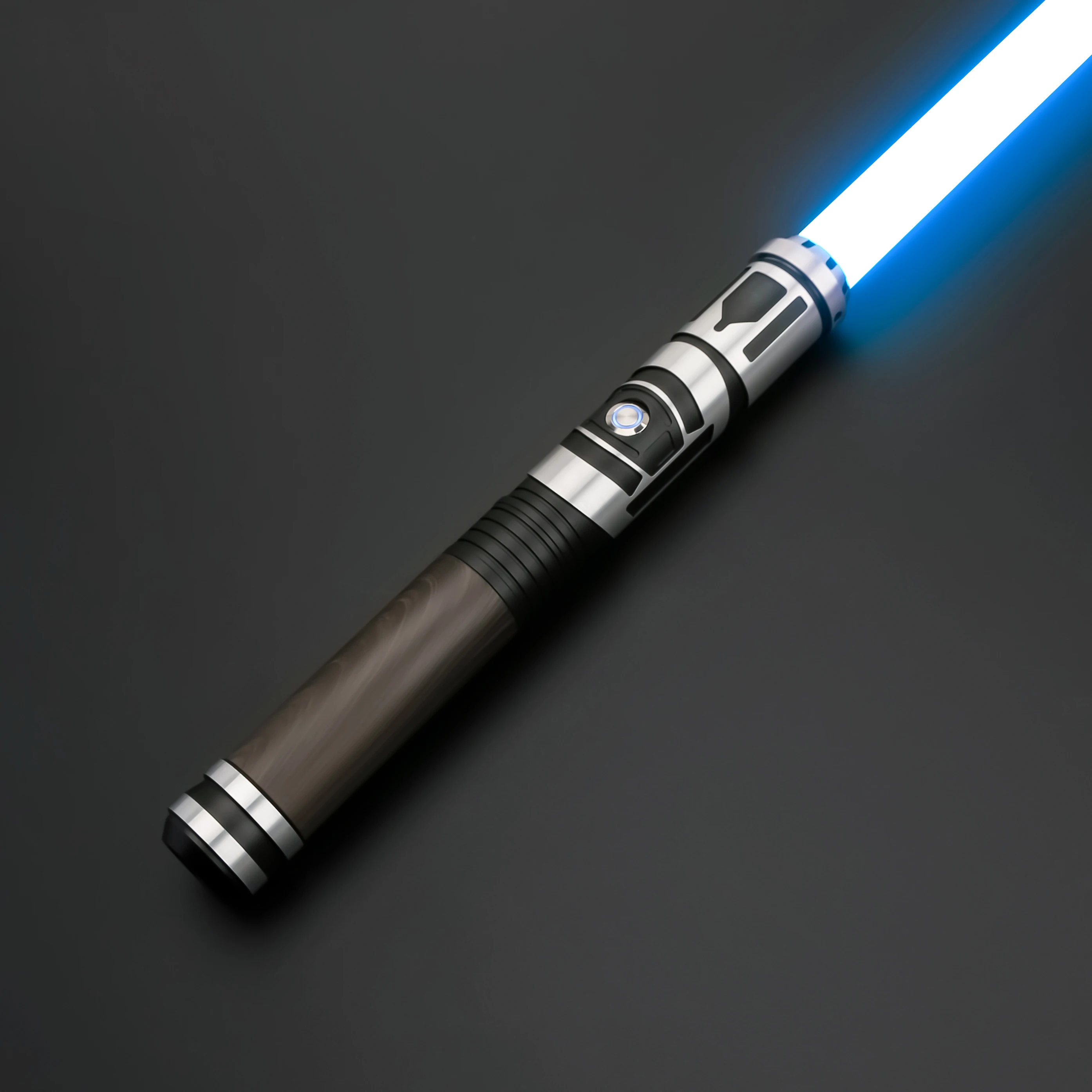 TXQSABER Heavy Dueling RGB / Neo Pixel Smooth Lightsaber Colors Changing Metal Hilt Lock up Blaster Jedi Sword Kids Toys