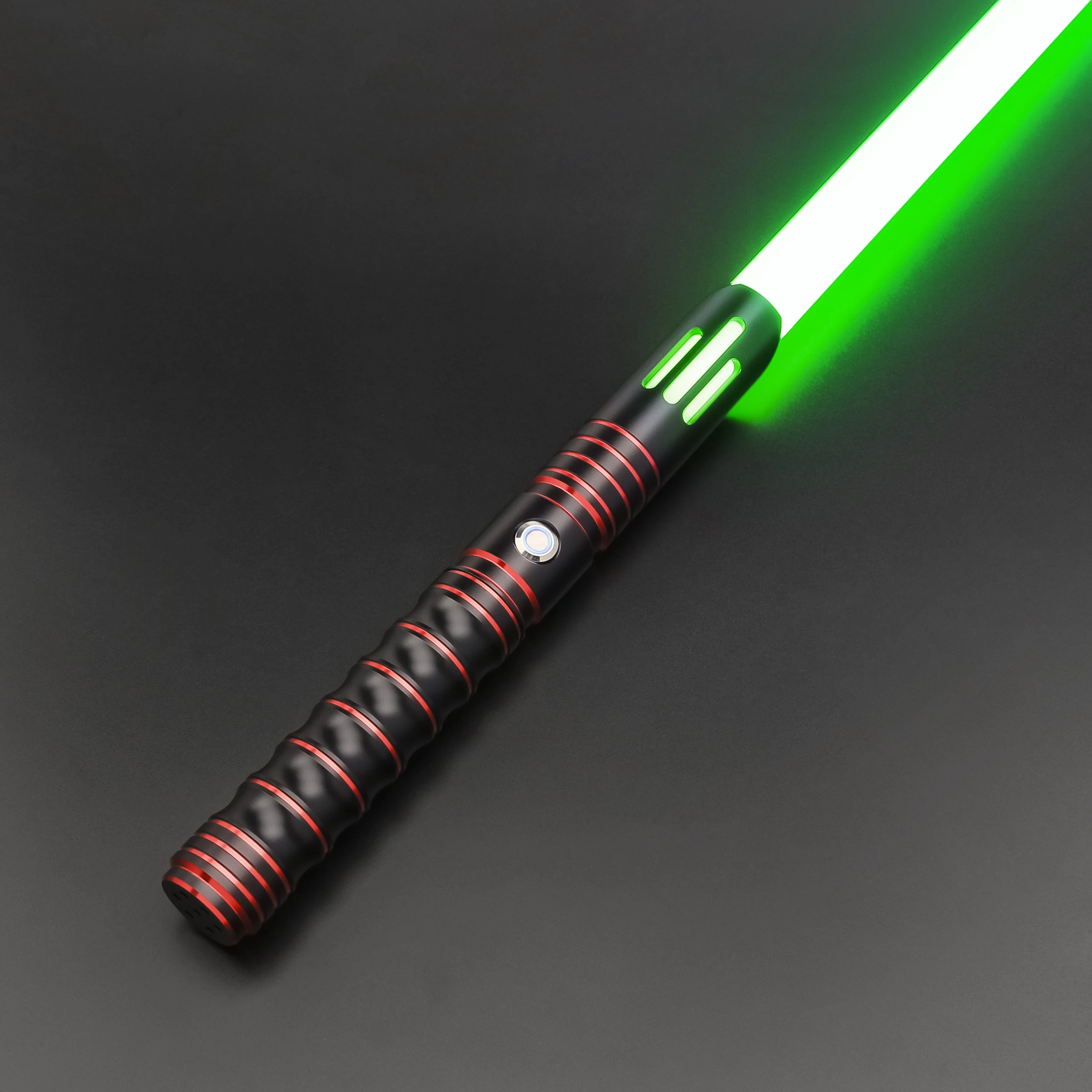 TXQSABER Heavy Dueling RGB / Neo Pixel Smooth Lightsaber Colors Changing Metal Hilt Lock up Blaster Jedi Sword Kids Toys