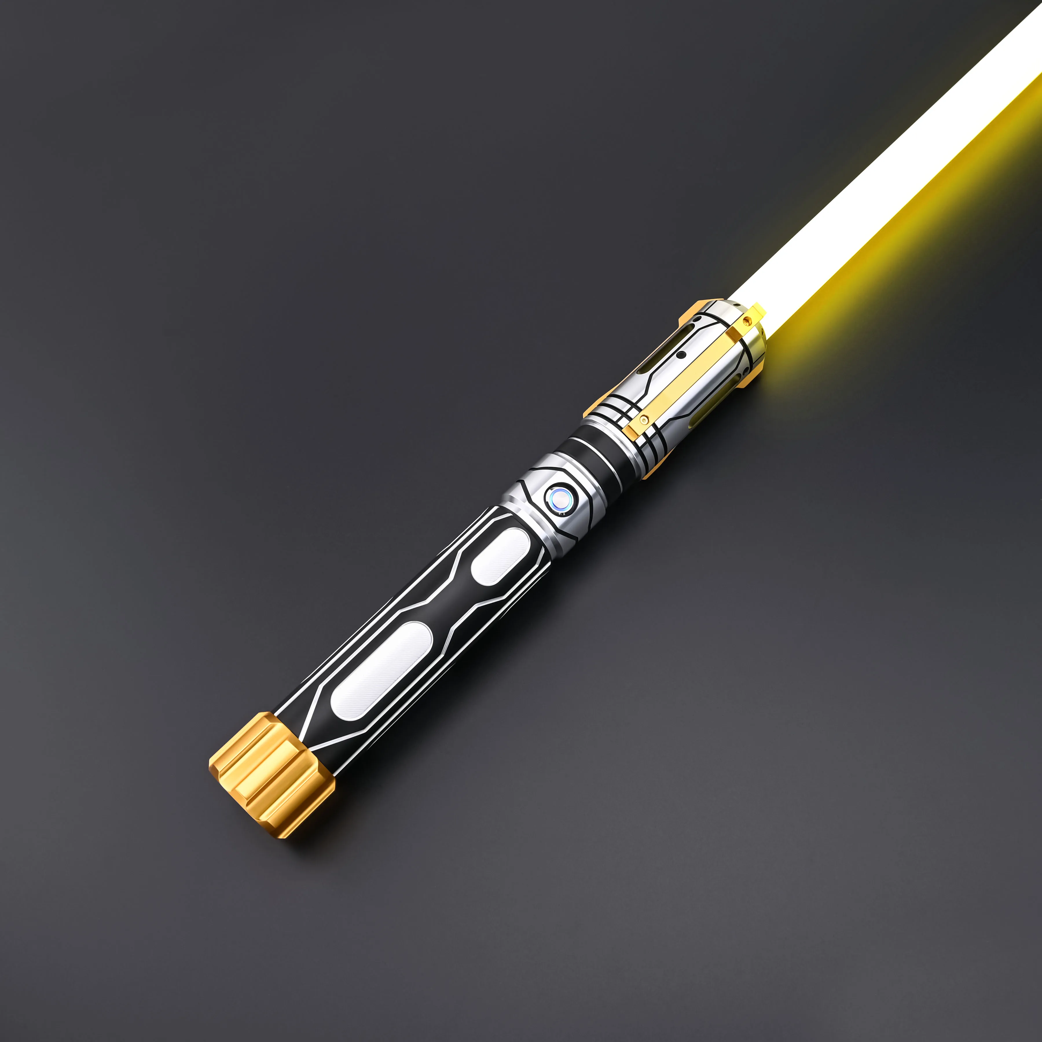 TXQSABER Ghost Lightsaber Pixel Soundboard Neo Smooth Swing Metal Handle LED Strip Blade Cosplay Jedi Sword Kids Toys