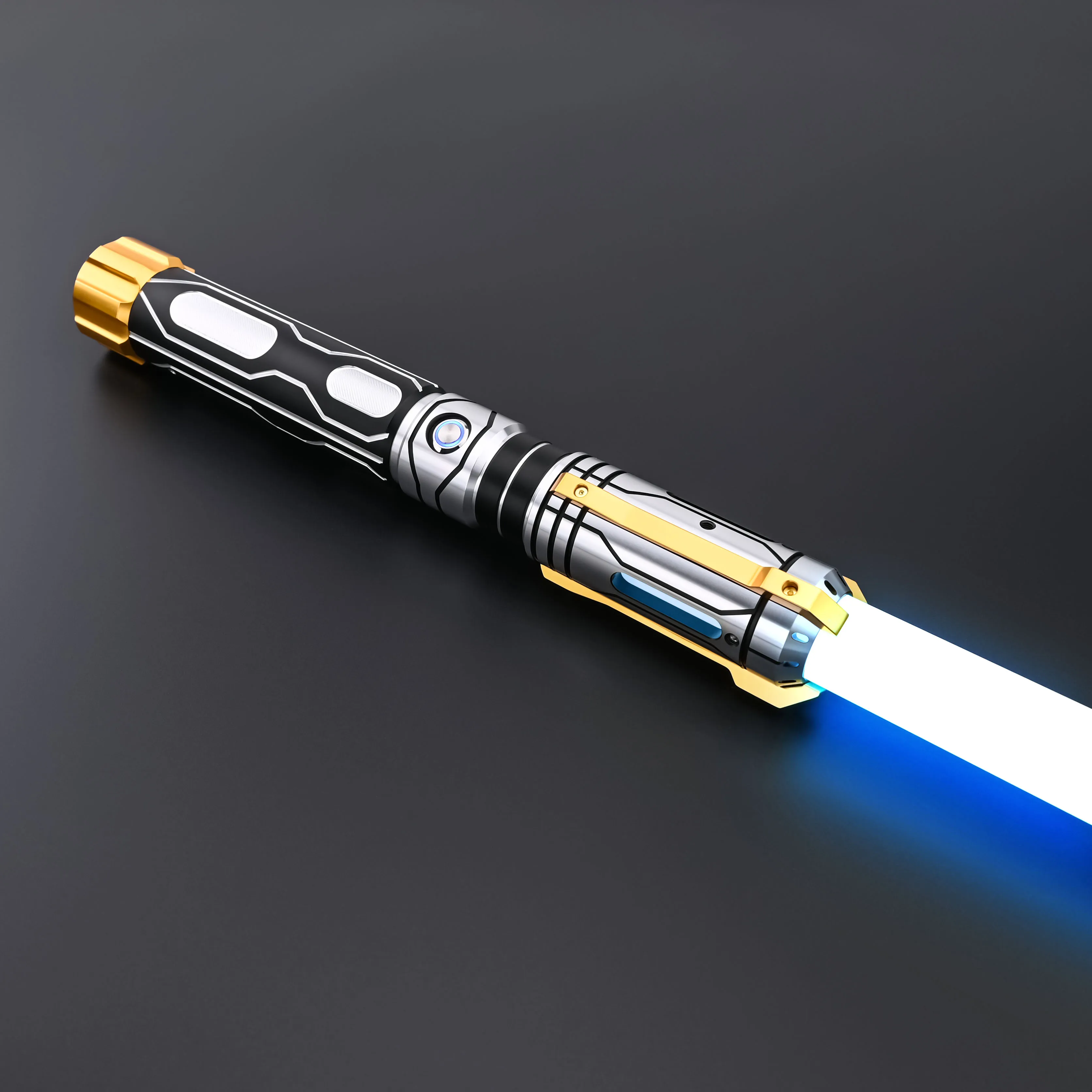 TXQSABER Ghost Lightsaber Pixel Soundboard Neo Smooth Swing Metal Handle LED Strip Blade Cosplay Jedi Sword Kids Toys