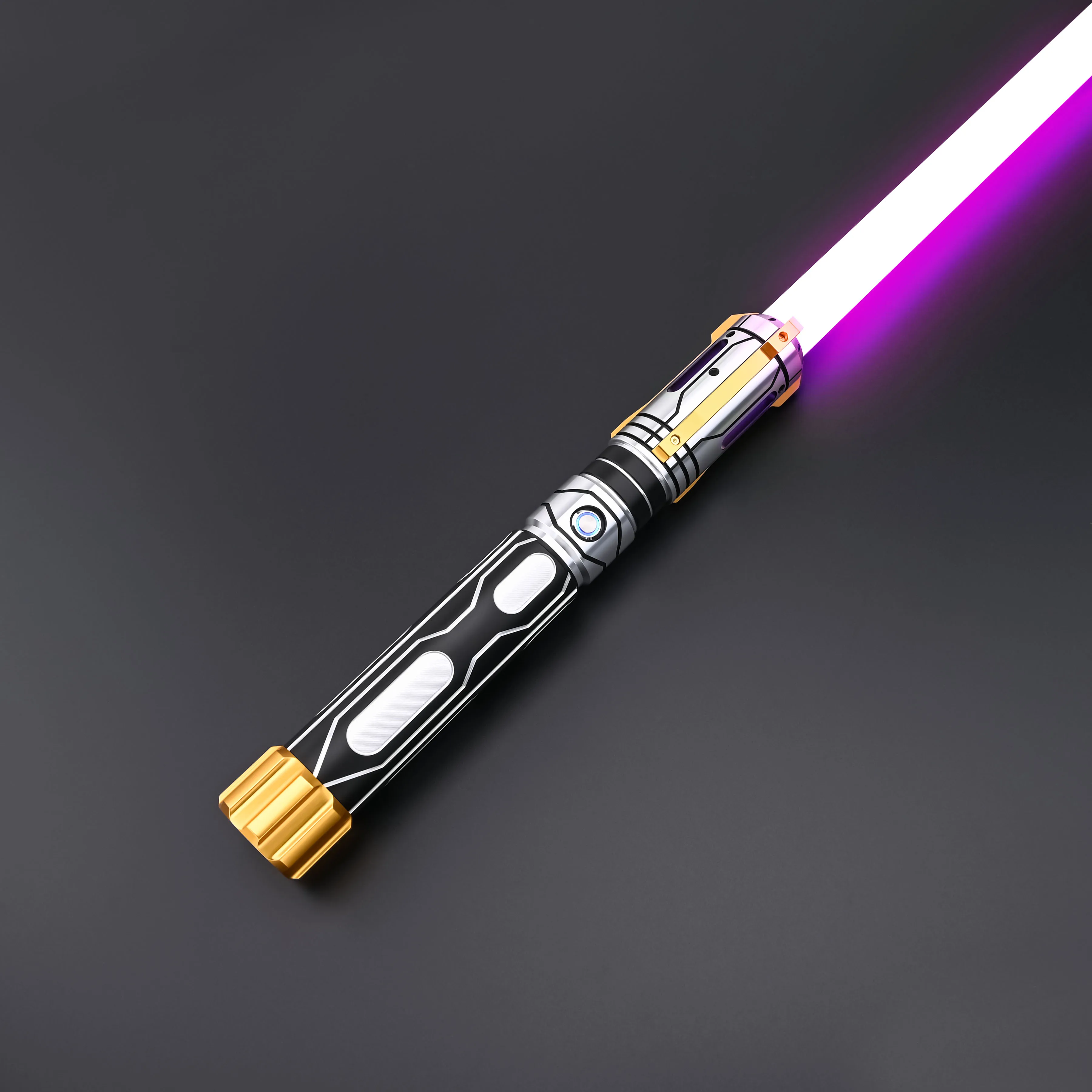 TXQSABER Ghost Lightsaber Pixel Soundboard Neo Smooth Swing Metal Handle LED Strip Blade Cosplay Jedi Sword Kids Toys