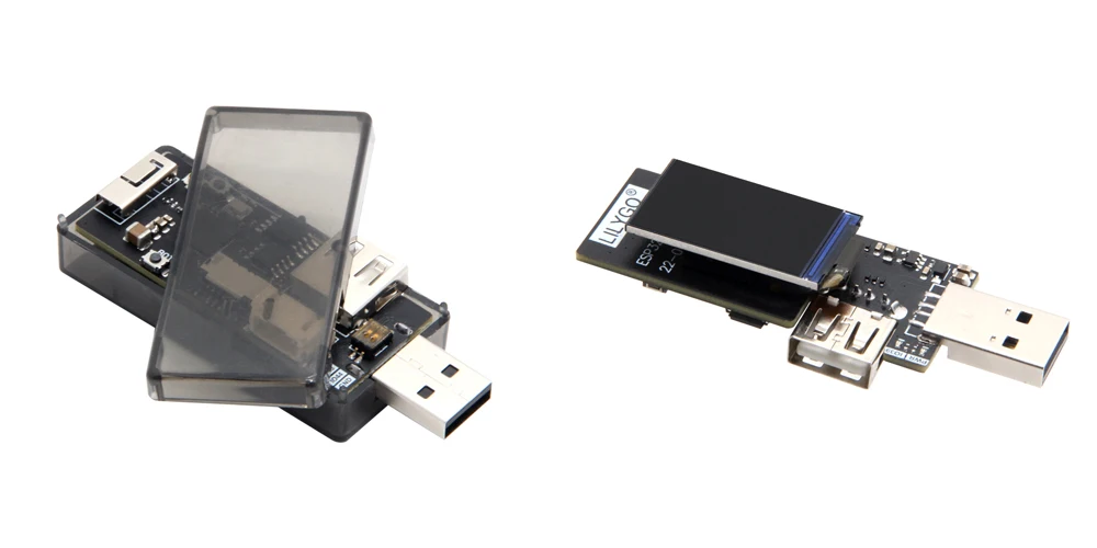 LILYGO® T-Dongle ESP32-S2 Development Board Wireless WIFI Module OTG Male Female Interface 1.14 inch LCD Display Support TF Card