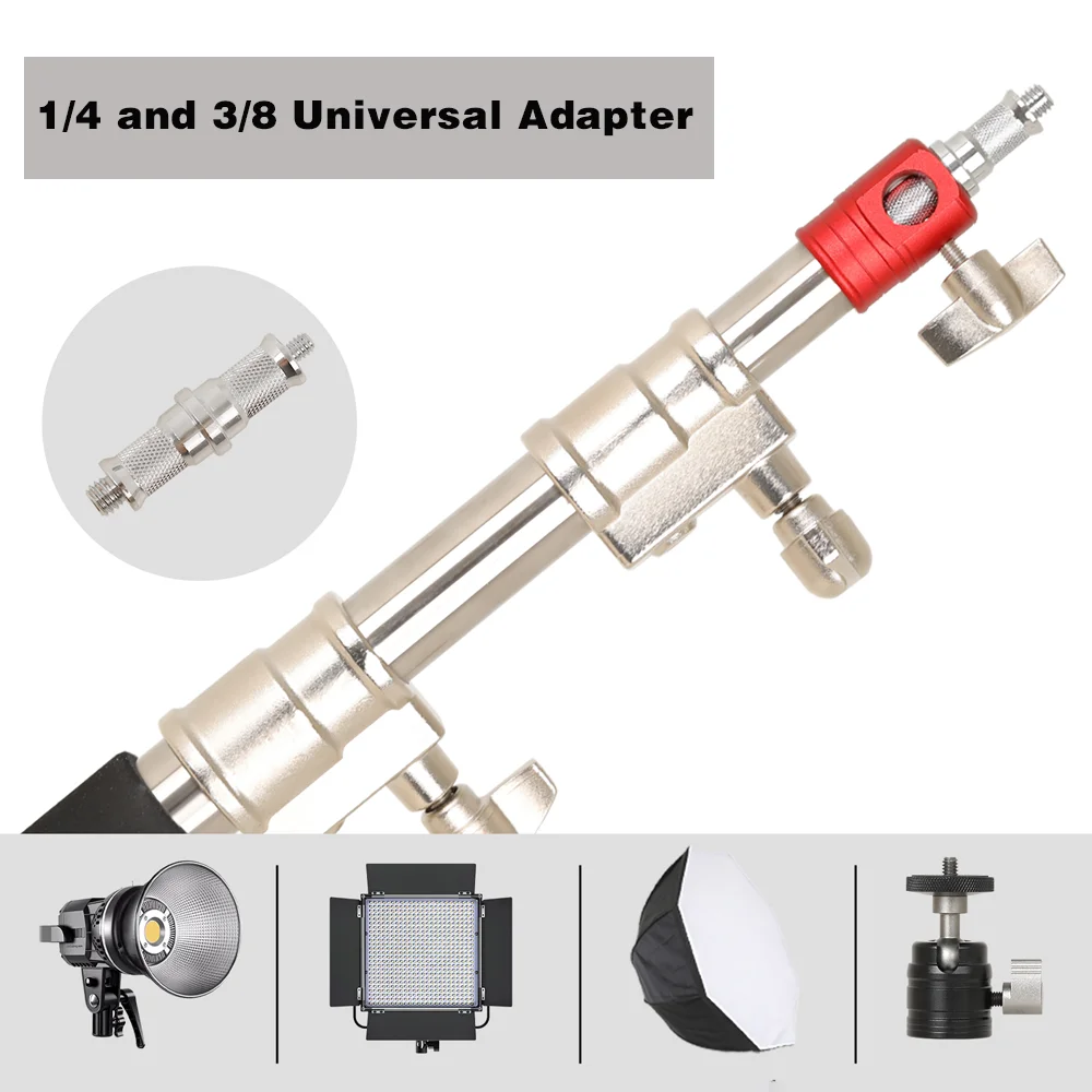 2/3m Stainless Steel Telescopic Rod, can be UIsed with 2.8m/3.2m tripod to Form Photography Frame Super Stable Loading
